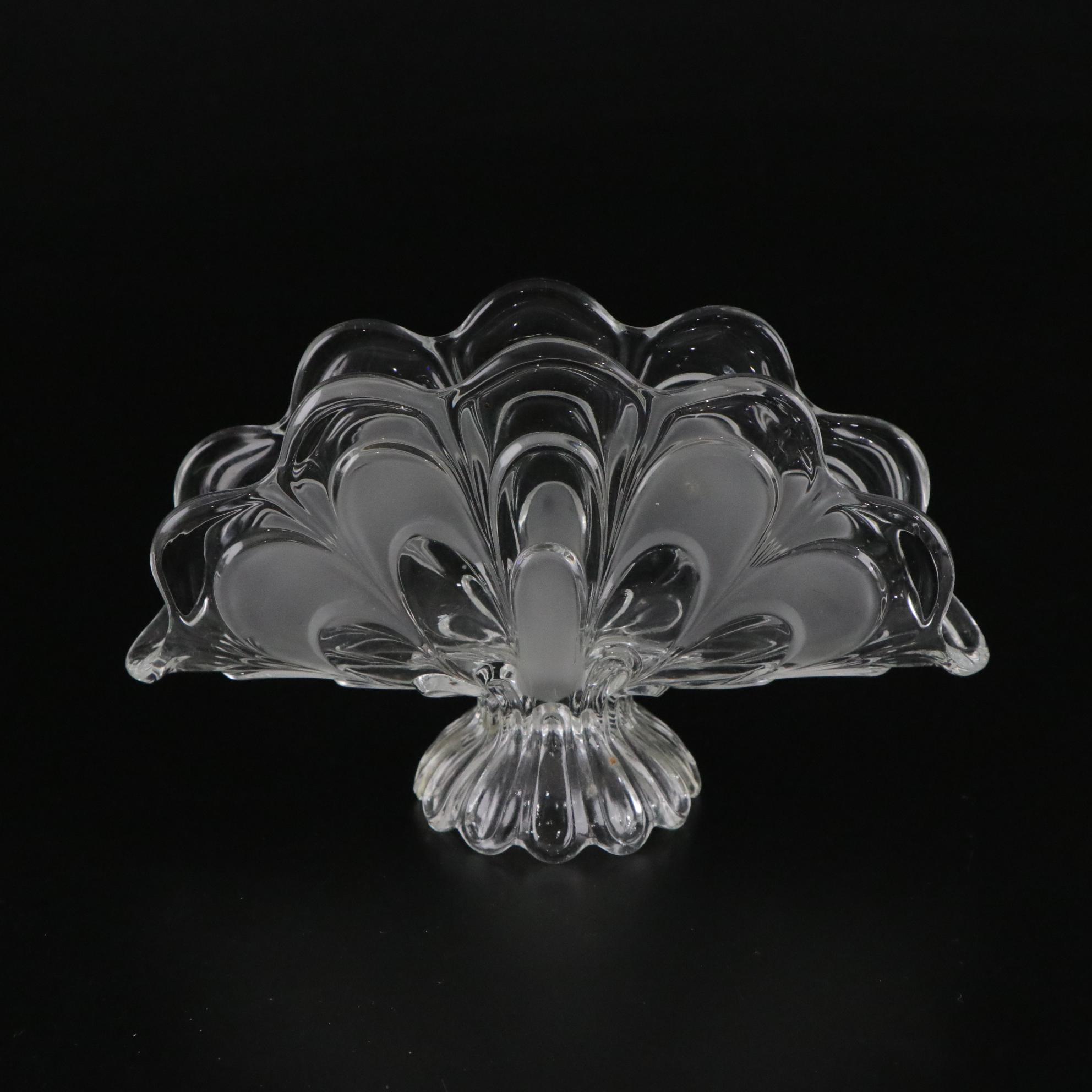 Blown Glass Napkin Holder, Crystal Bowl & More