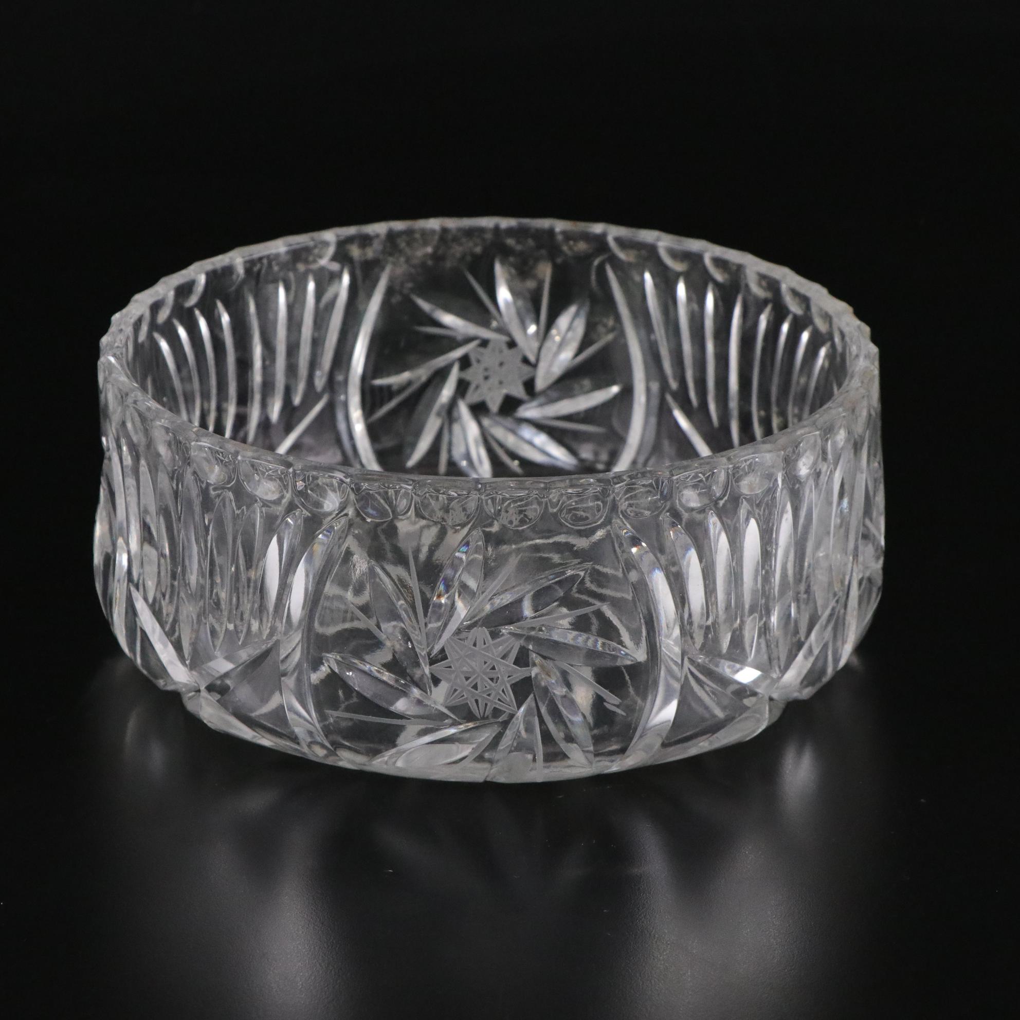 Blown Glass Napkin Holder, Crystal Bowl & More