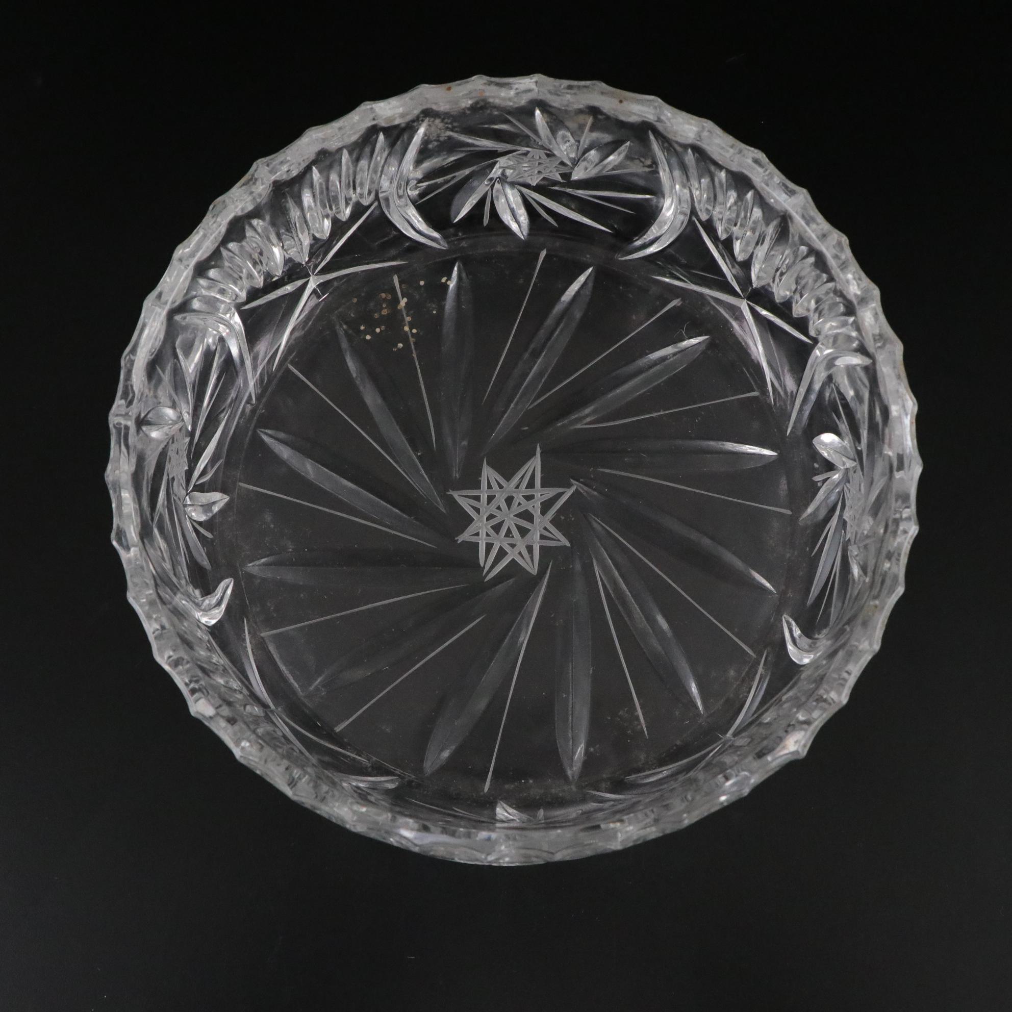 Blown Glass Napkin Holder, Crystal Bowl & More
