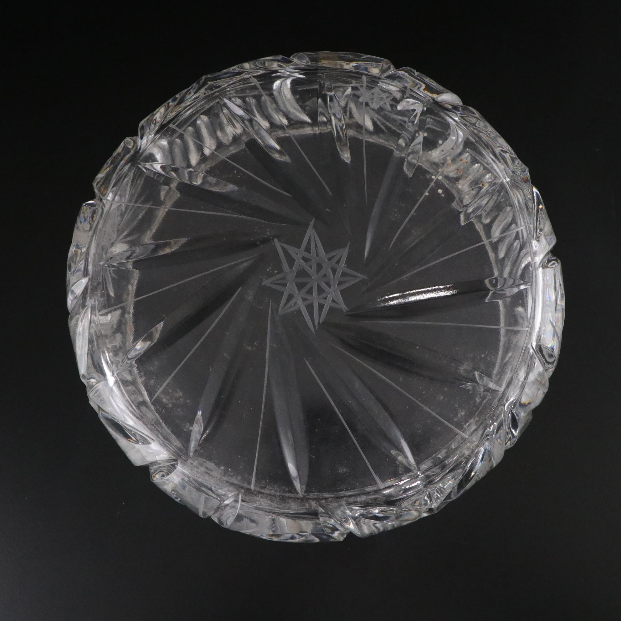 Blown Glass Napkin Holder, Crystal Bowl & More