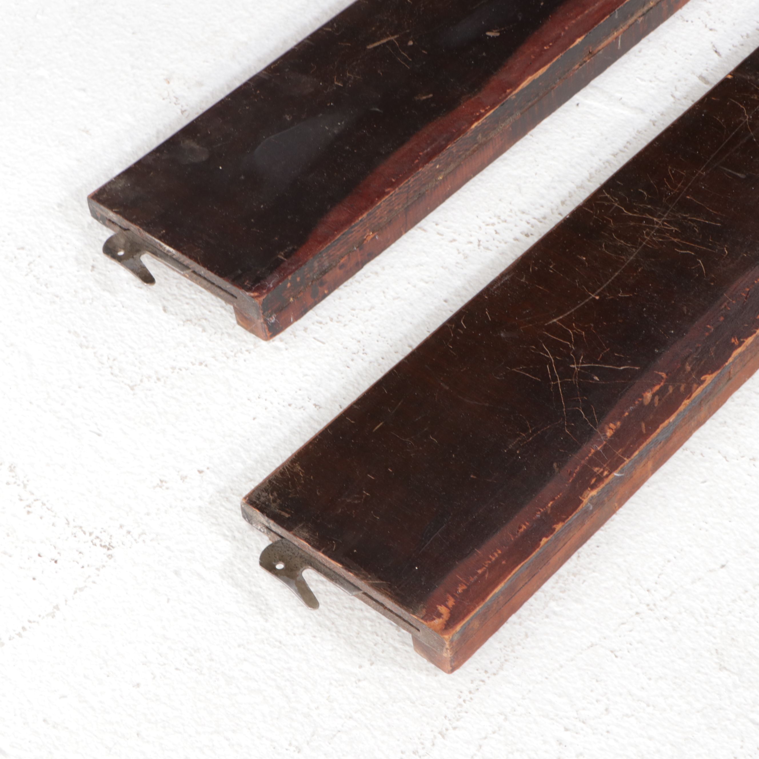 Louis Philippe Style Mahogany Finish Bed Frame, Early 20th Century