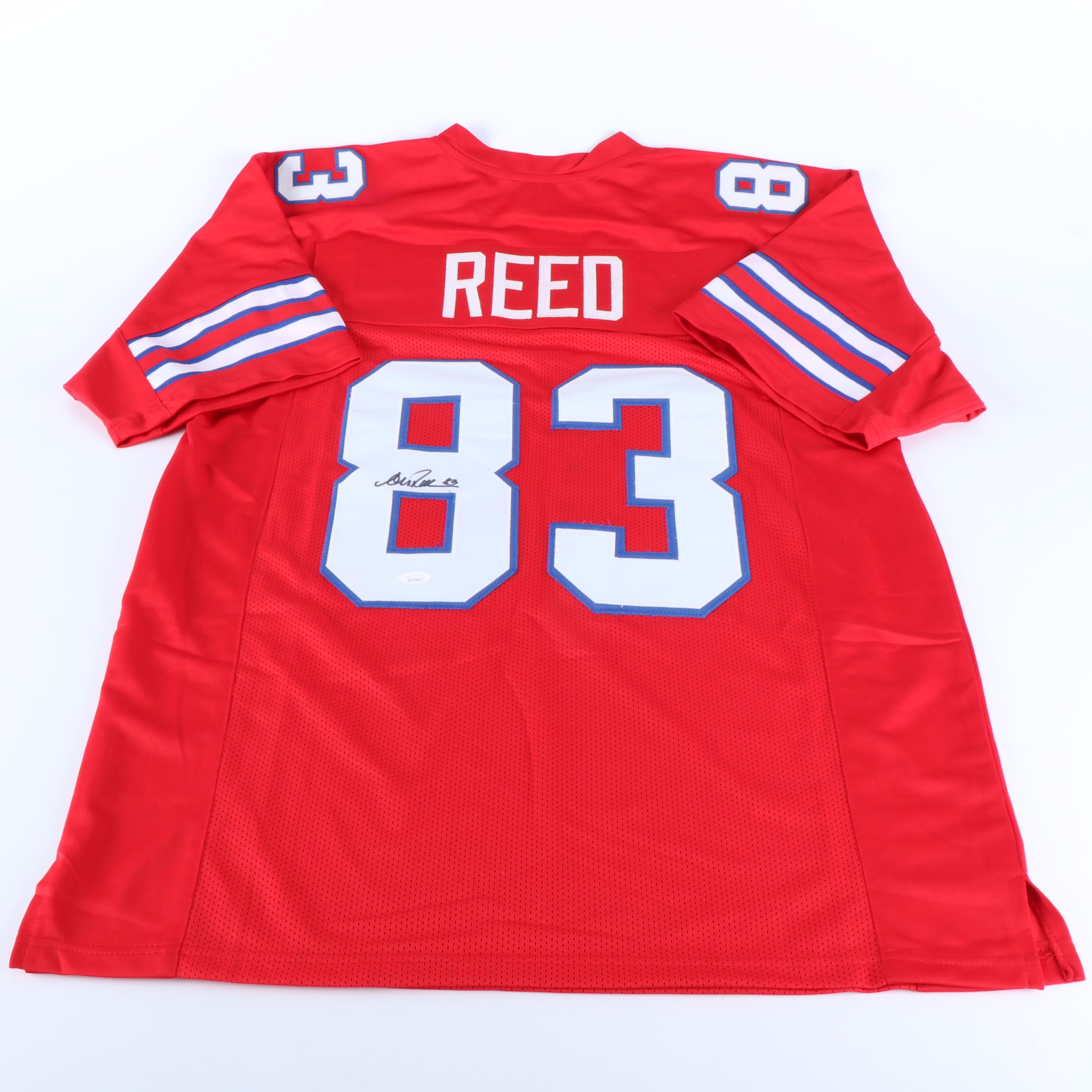 Andre Reed Signed Buffalo Bills Football Jersey, JSA