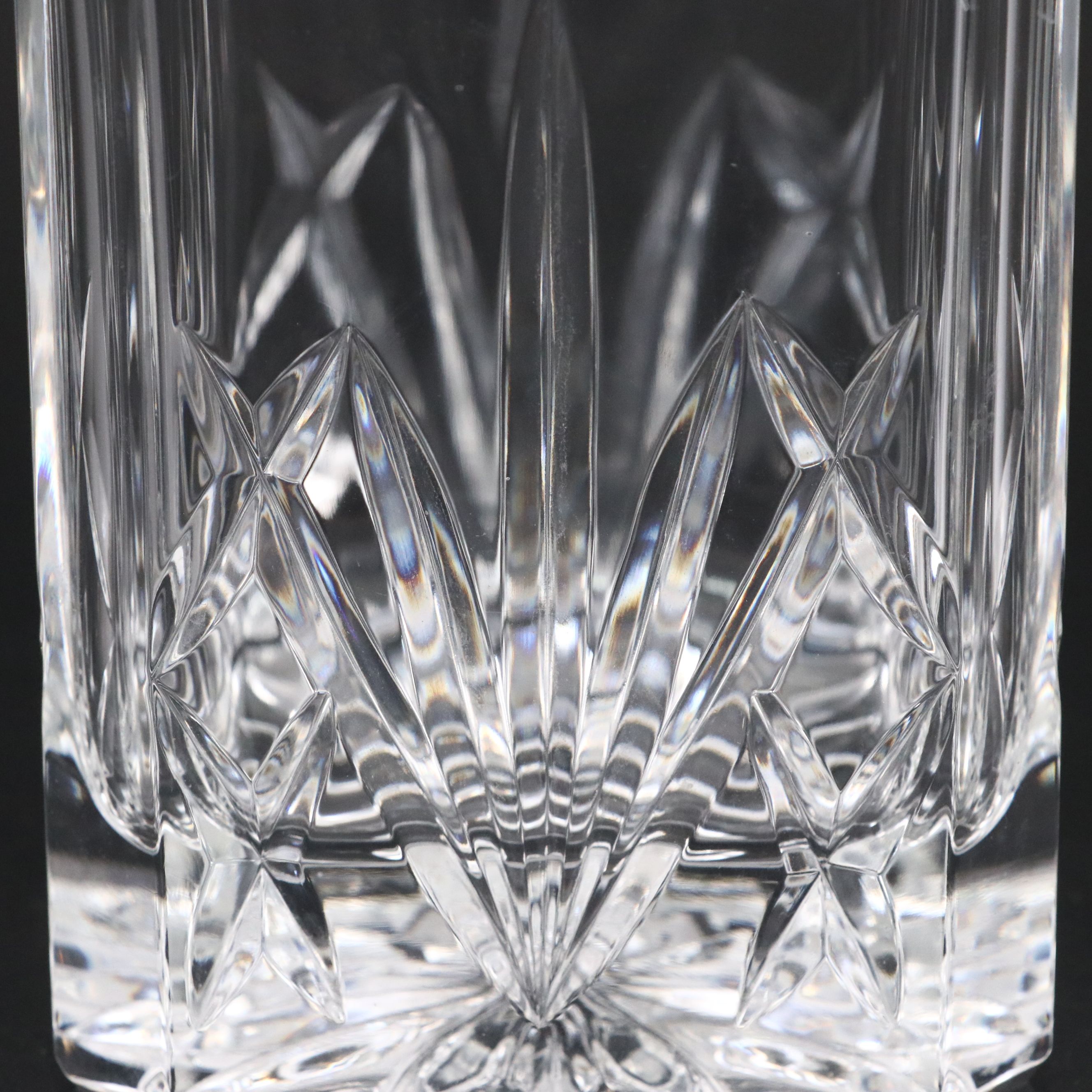 Waterford "Lismore" Old Fashioned Glasses with Waterford "Marquis" Decanter