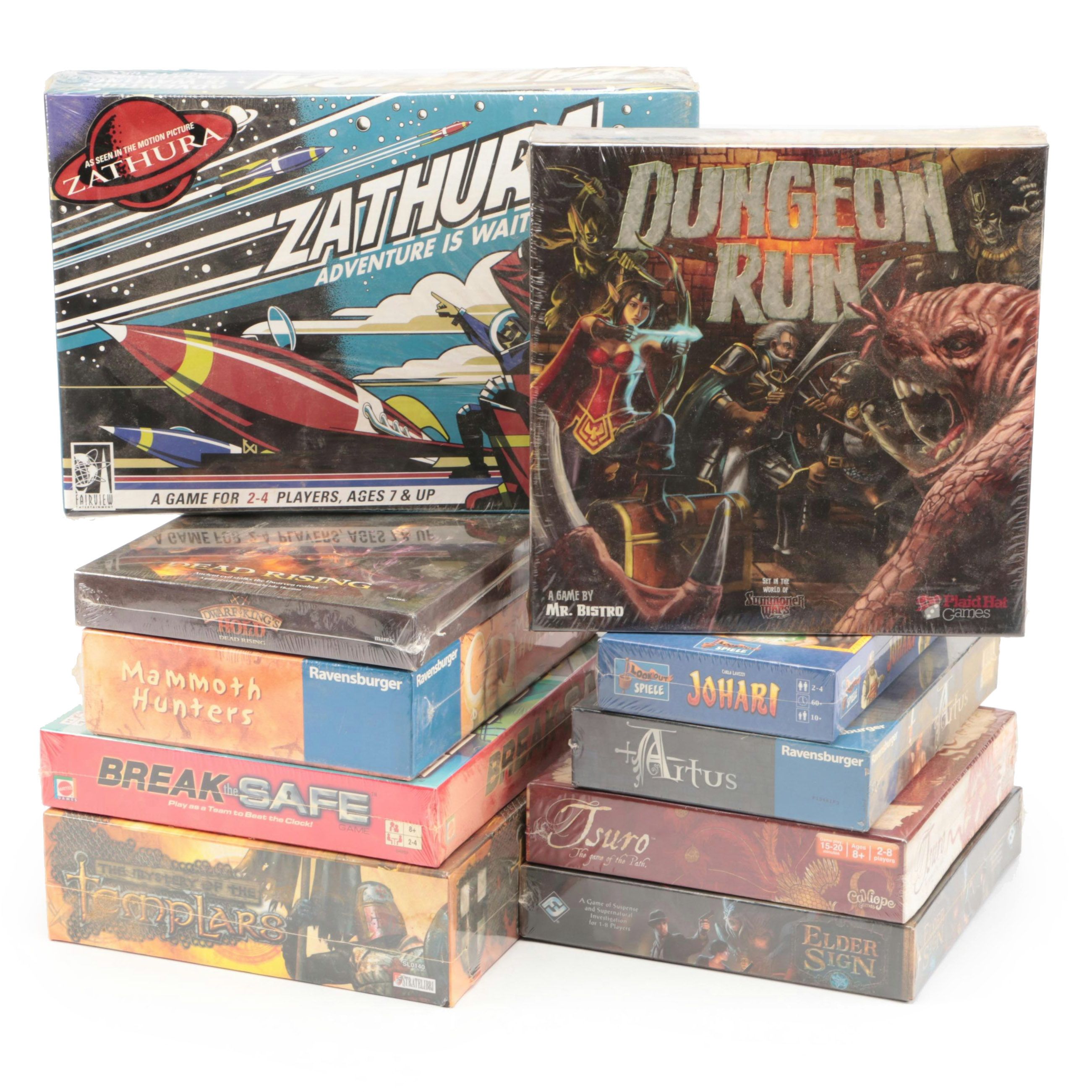 "Zathura", "Break The Safe", "Mammoth Hunters", and Other Sealed Board Games
