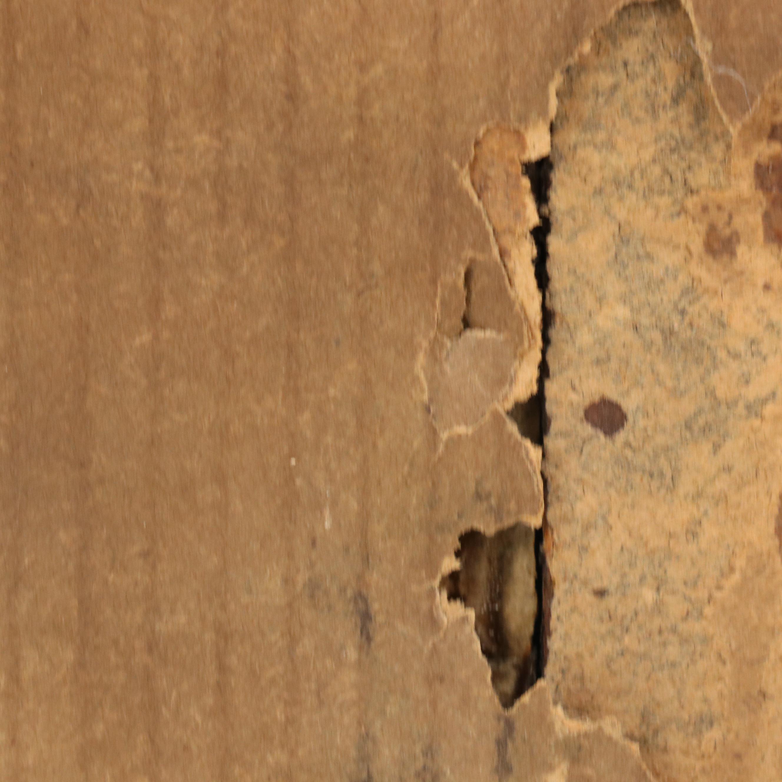 Watercolor Painting of Smoking Monk, 20th Century