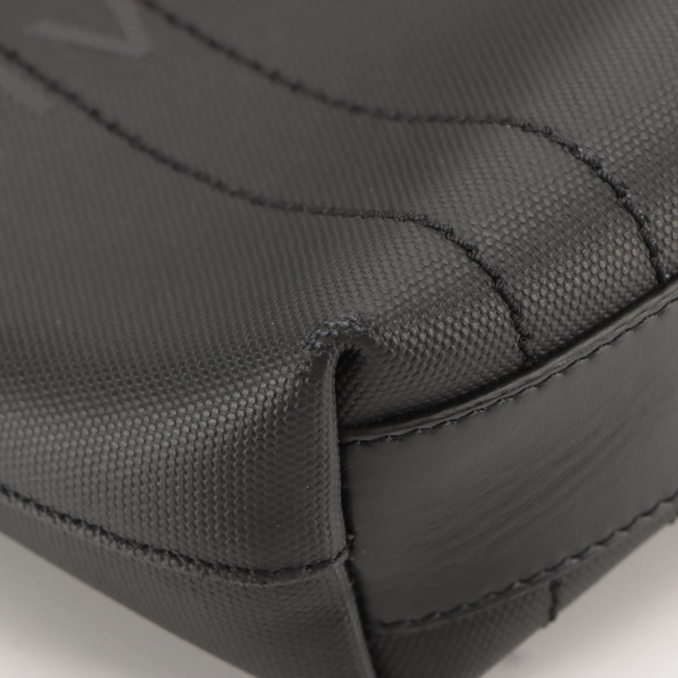 Givenchy G-Essentials Small Two-Way Tote Bag in Black Coated Canvas