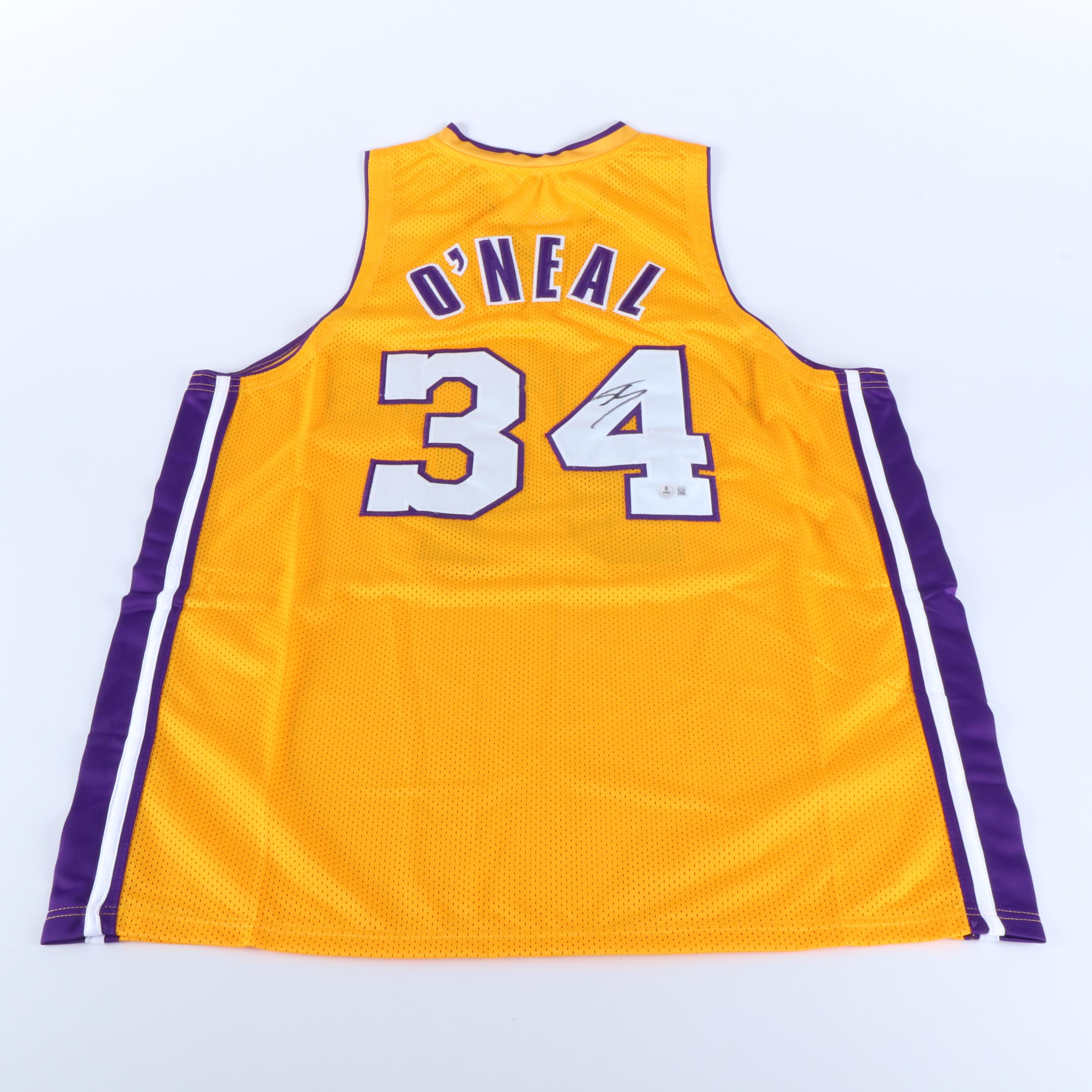 Shaquille O’Neal Signed Los Angeles Lakers Basketball Jersey, Beckett
