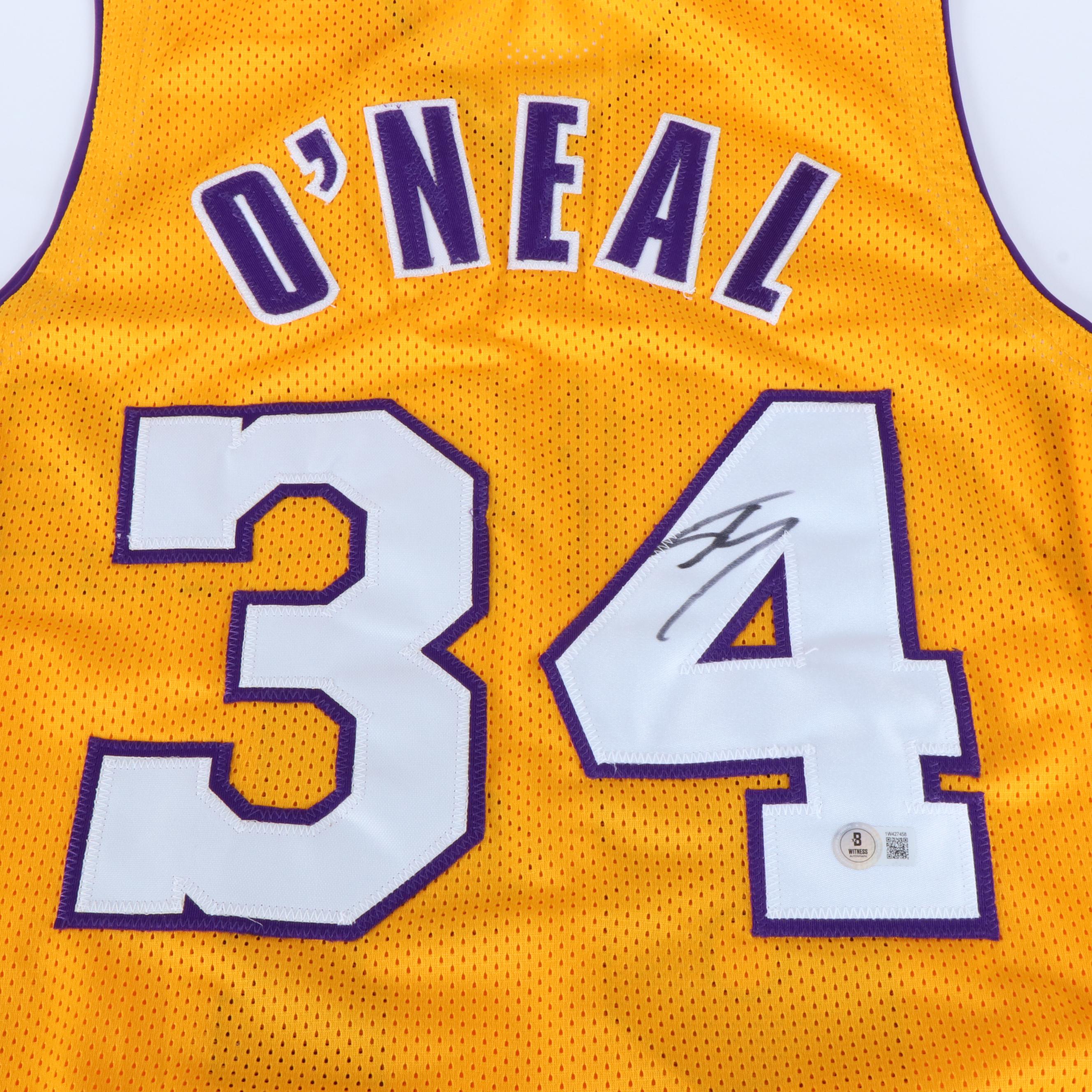 Shaquille O’Neal Signed Los Angeles Lakers Basketball Jersey, Beckett