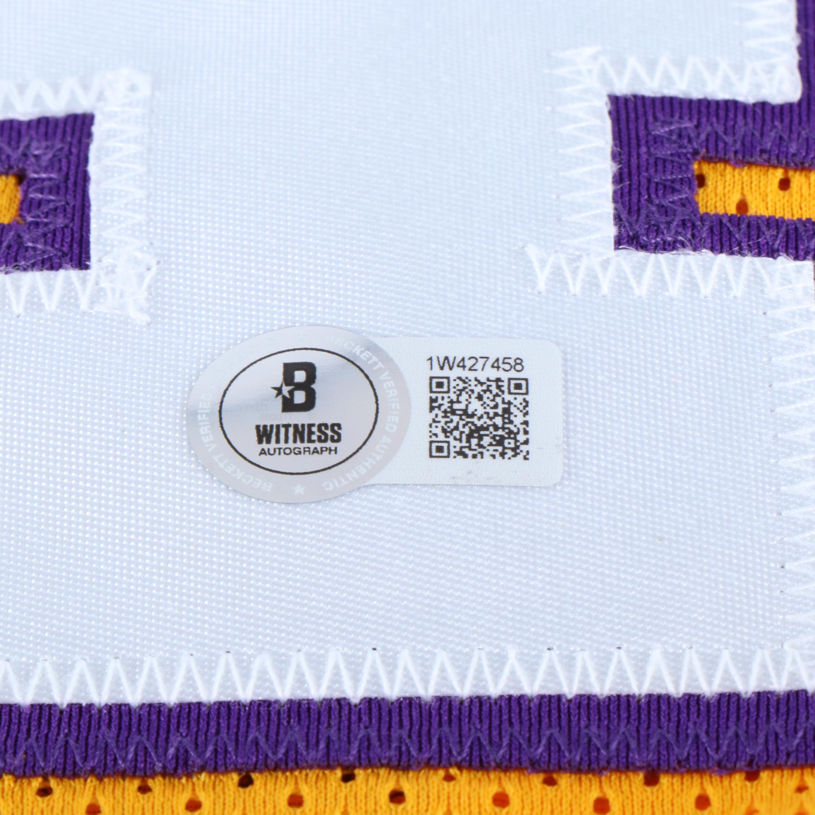 Shaquille O’Neal Signed Los Angeles Lakers Basketball Jersey, Beckett