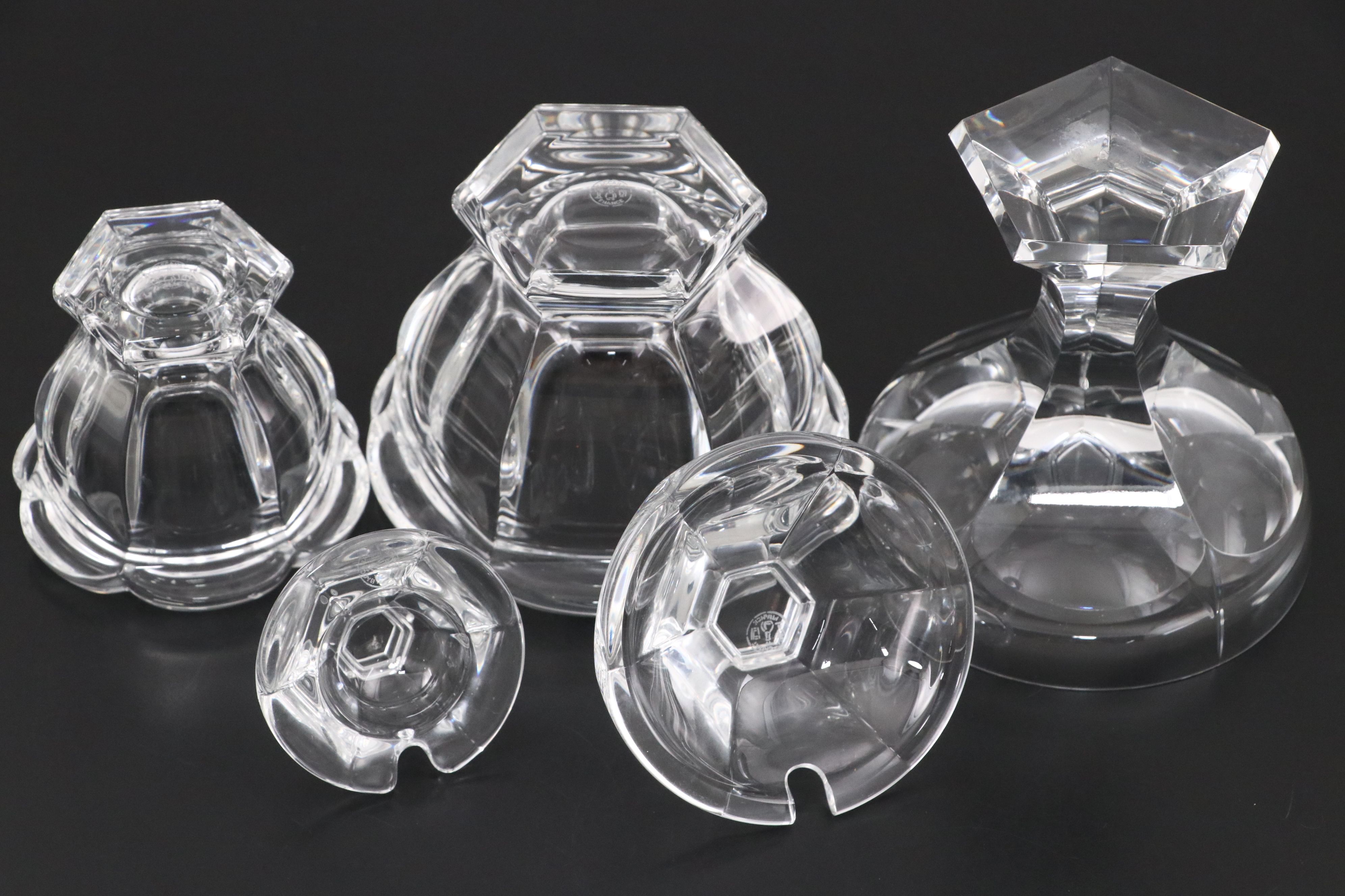 Baccarat "Bretagne" and "Mercure" Crystal Serveware