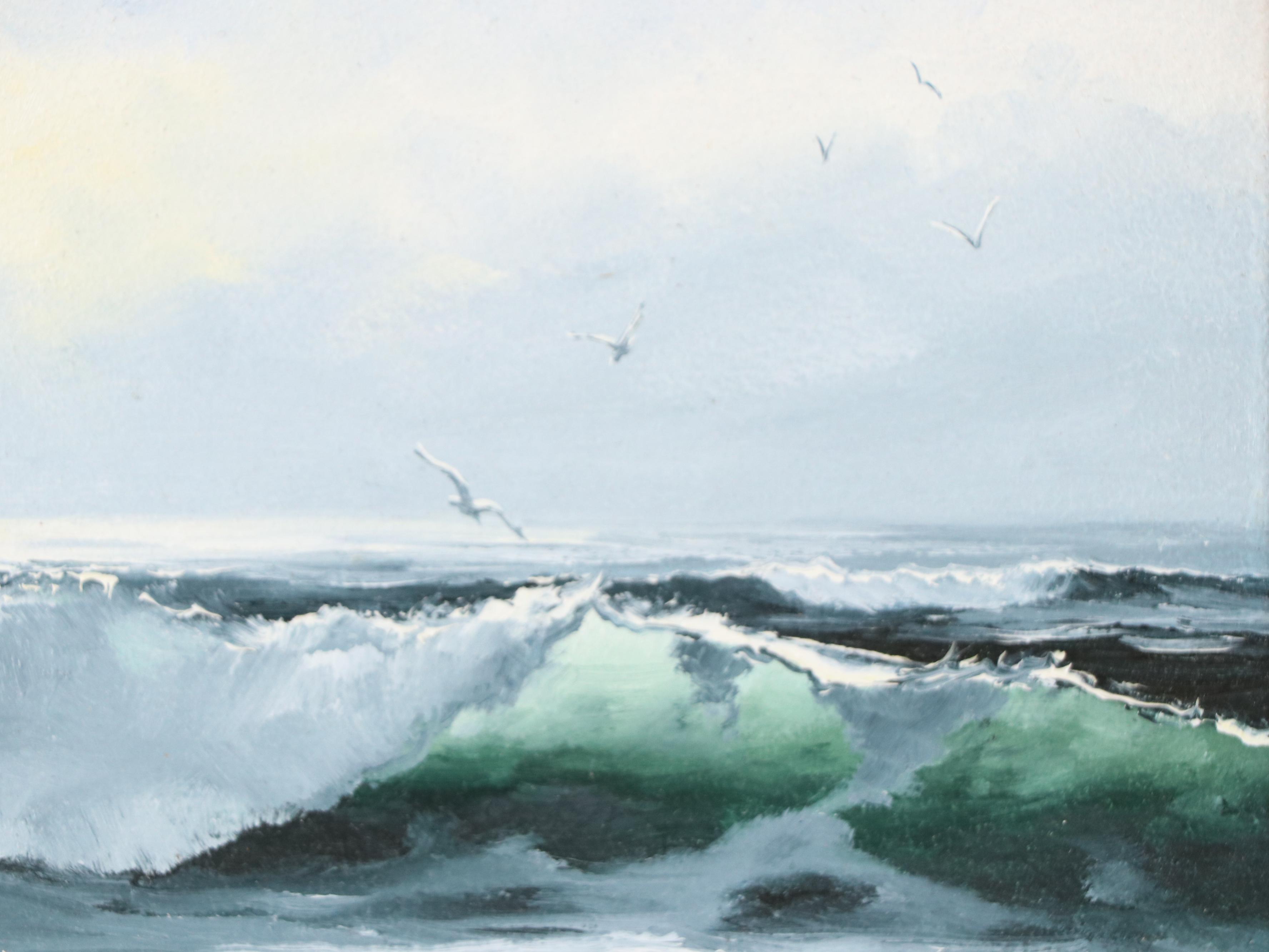 R. H. Clair Seascape Oil Painting