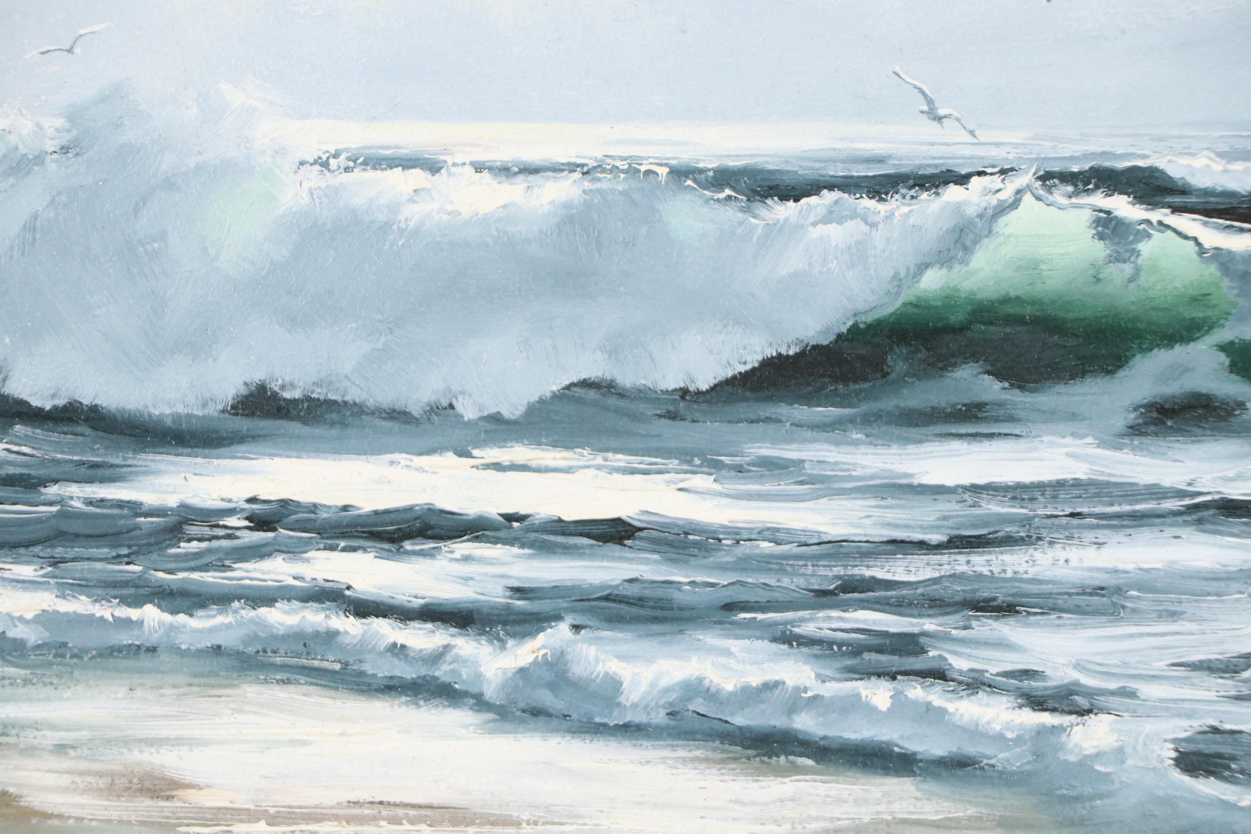 R. H. Clair Seascape Oil Painting