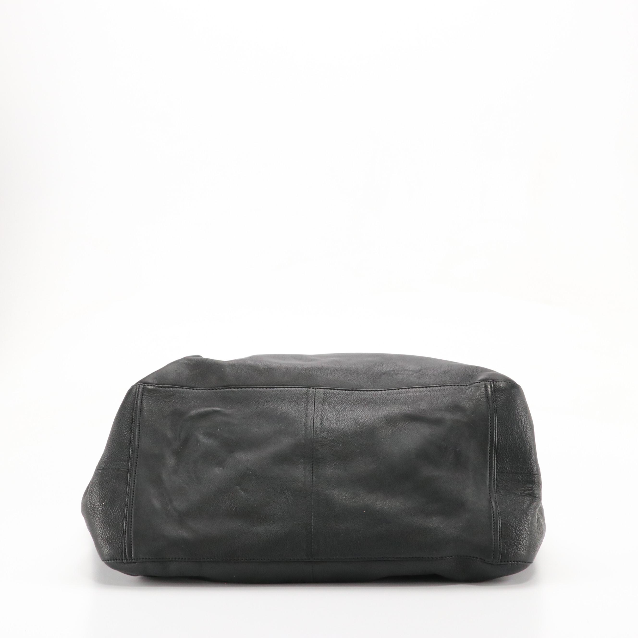 Still Nordic "Anouk Weekend Bag" in Black Leather