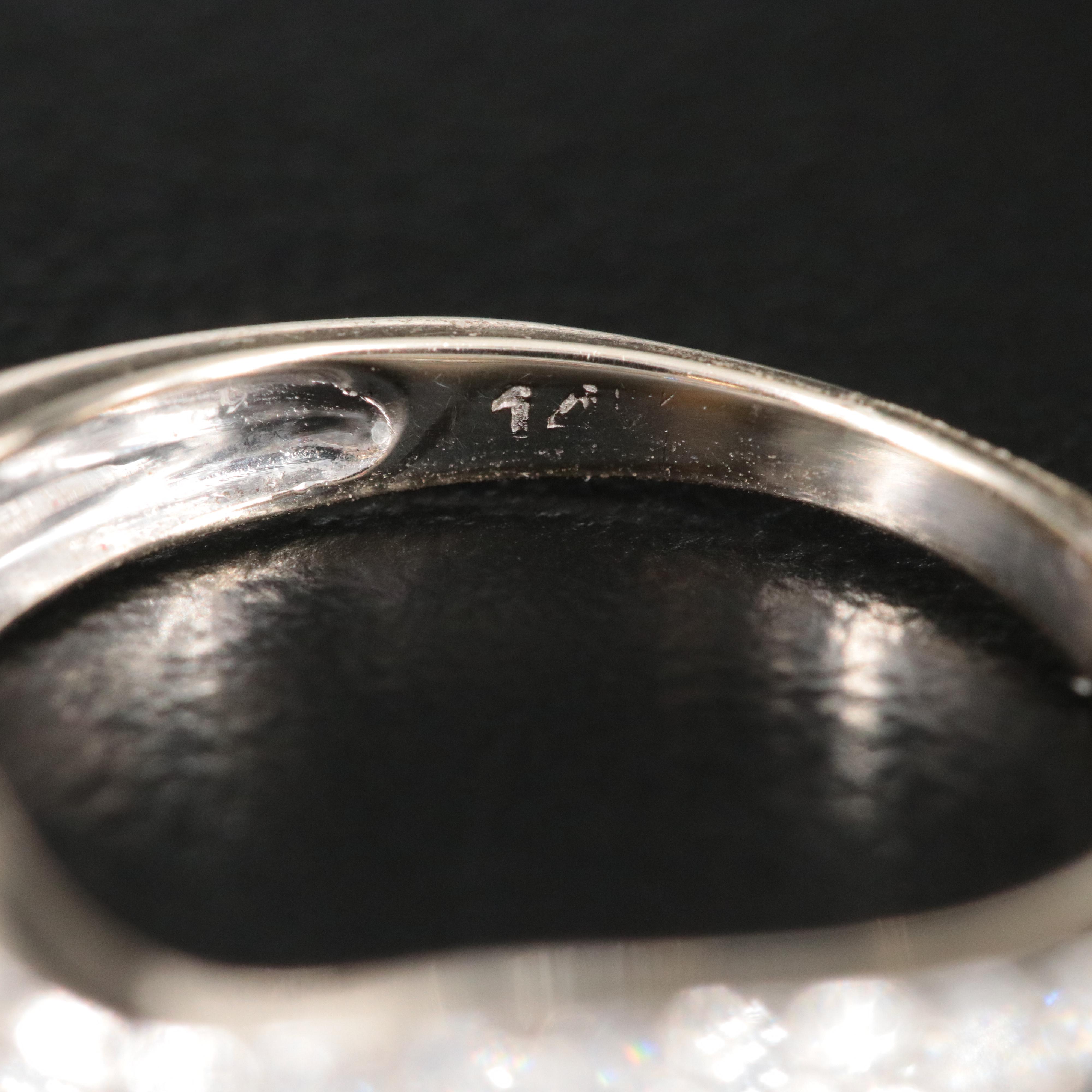 14K 0.26 CTW Diamond Wave Band