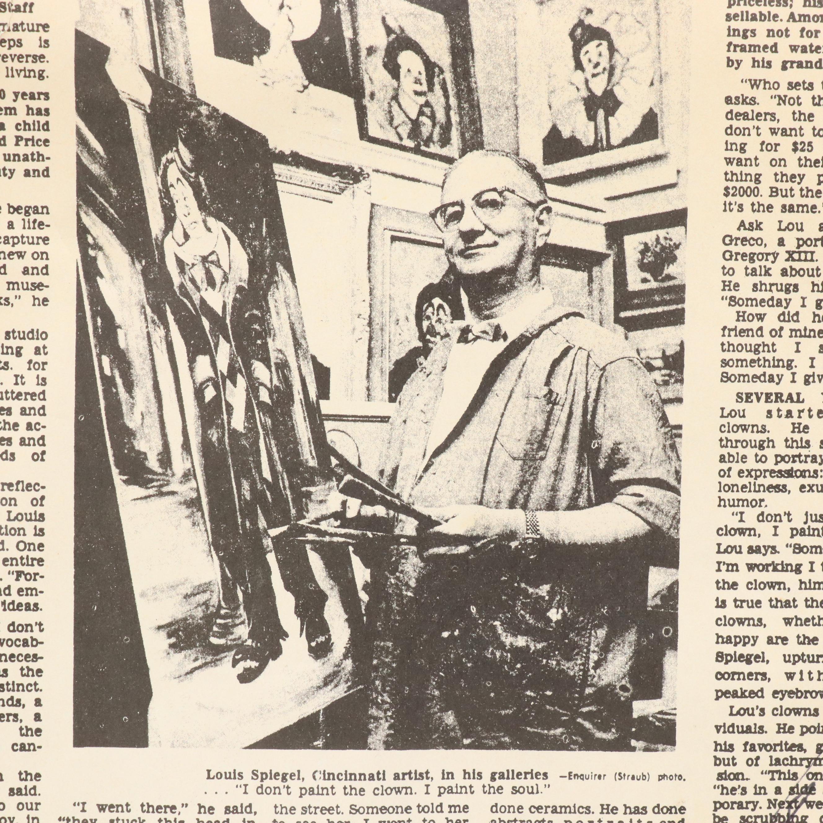 Louis Spiegel Landscape Impasto Oil Painting of Riverfront House, 1969