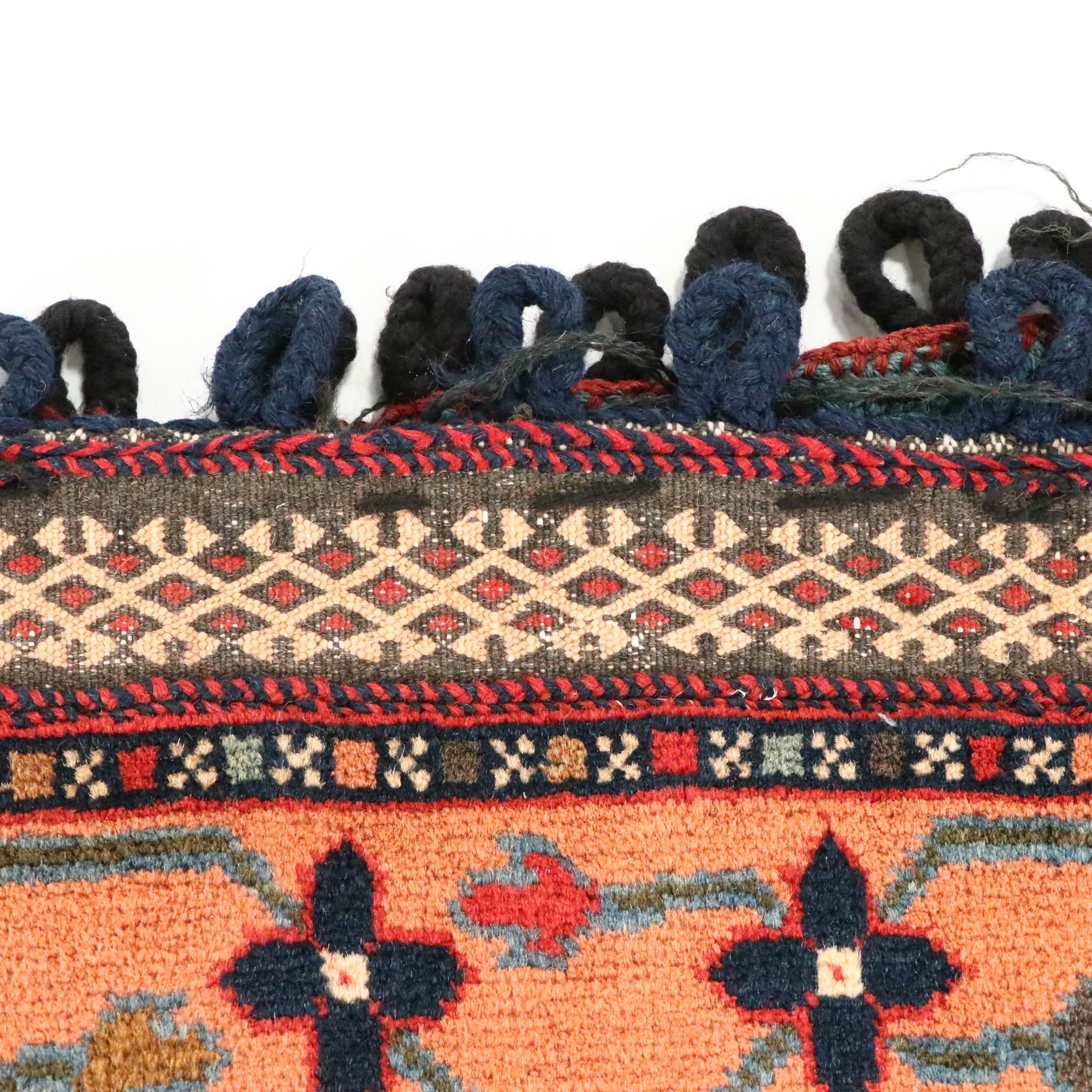 2'3 x 3'11 Handwoven Afghan Baluch Balisht Bag Cushion Cover