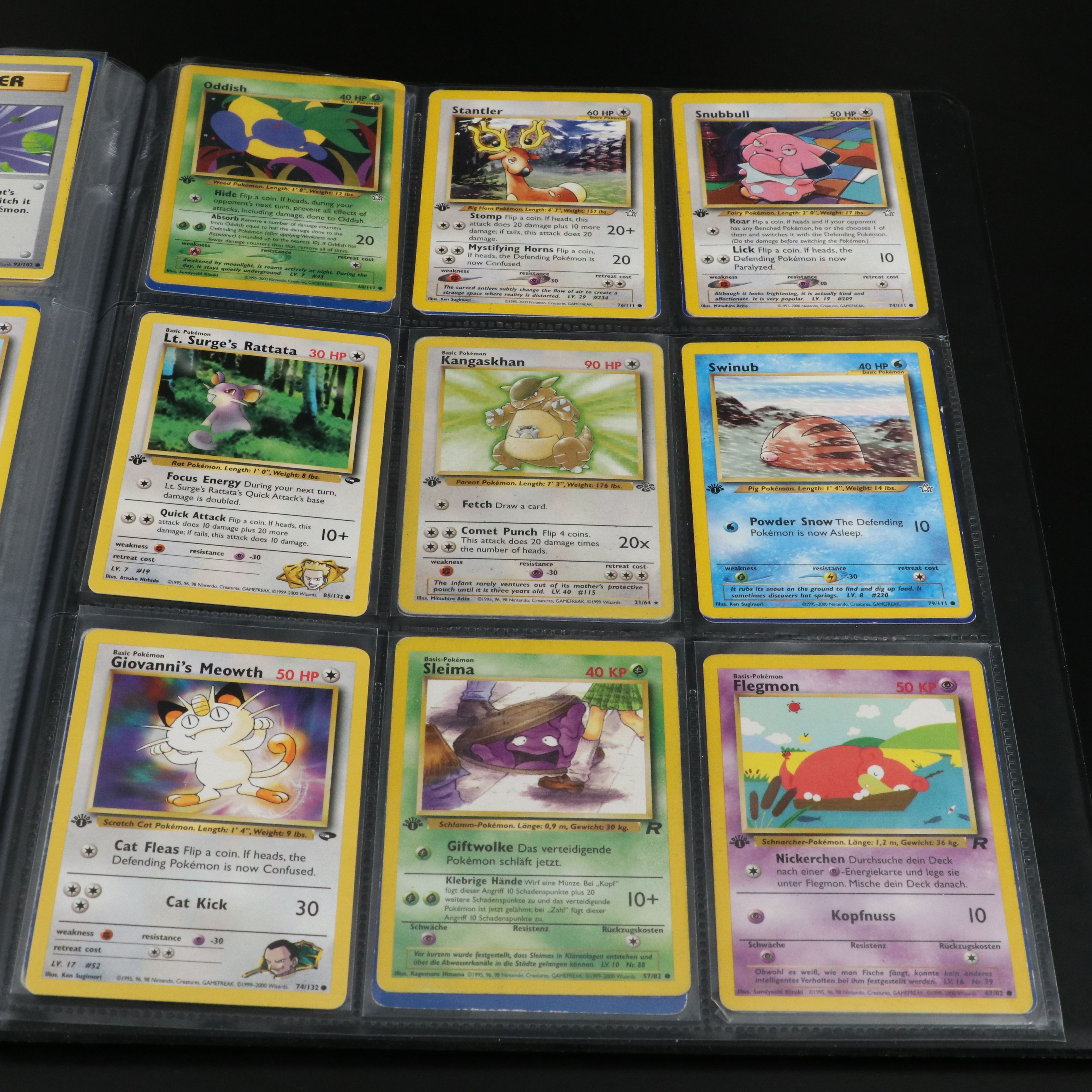 Over 660 Pokemon Trading Cards in Two Binders