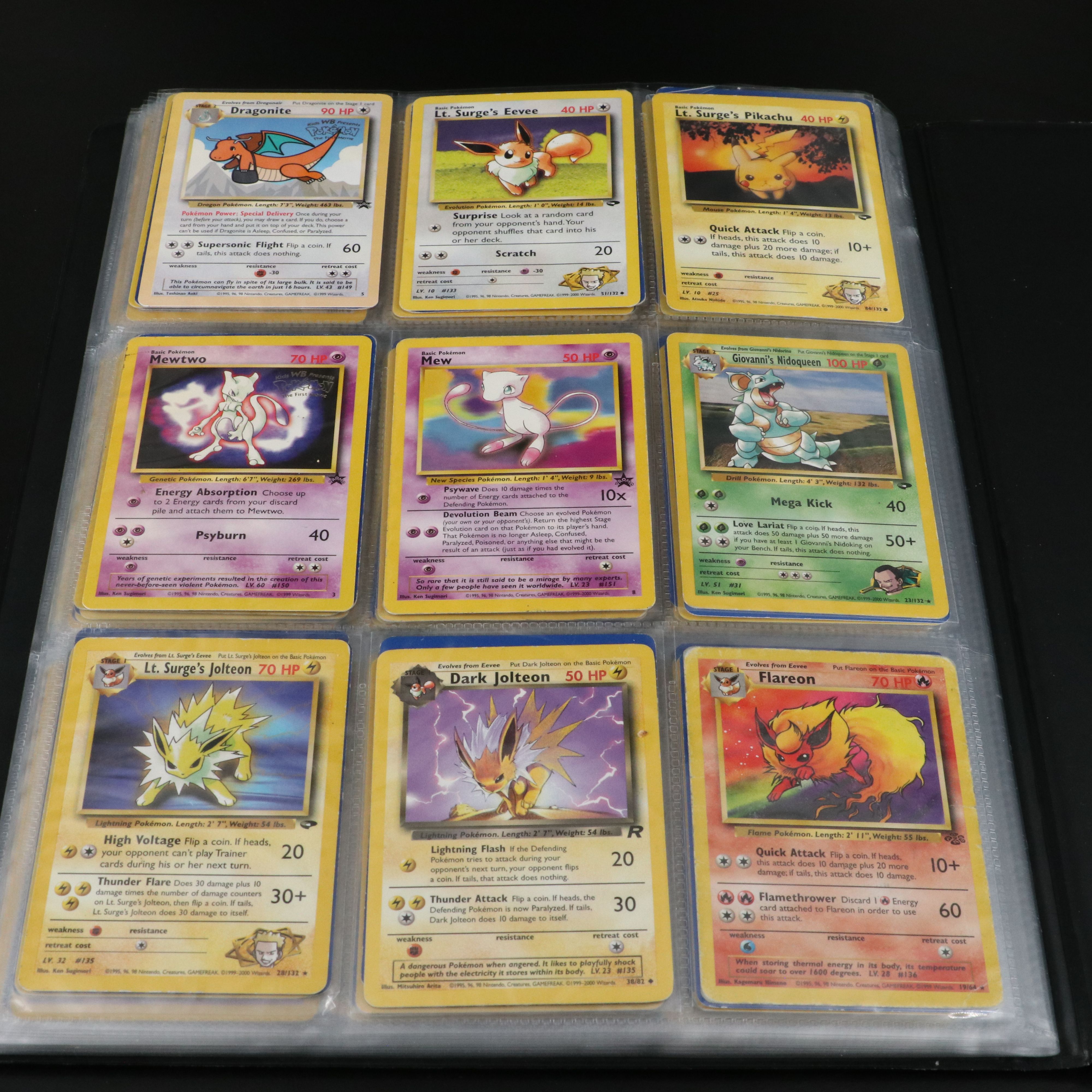 Over 660 Pokemon Trading Cards in Two Binders