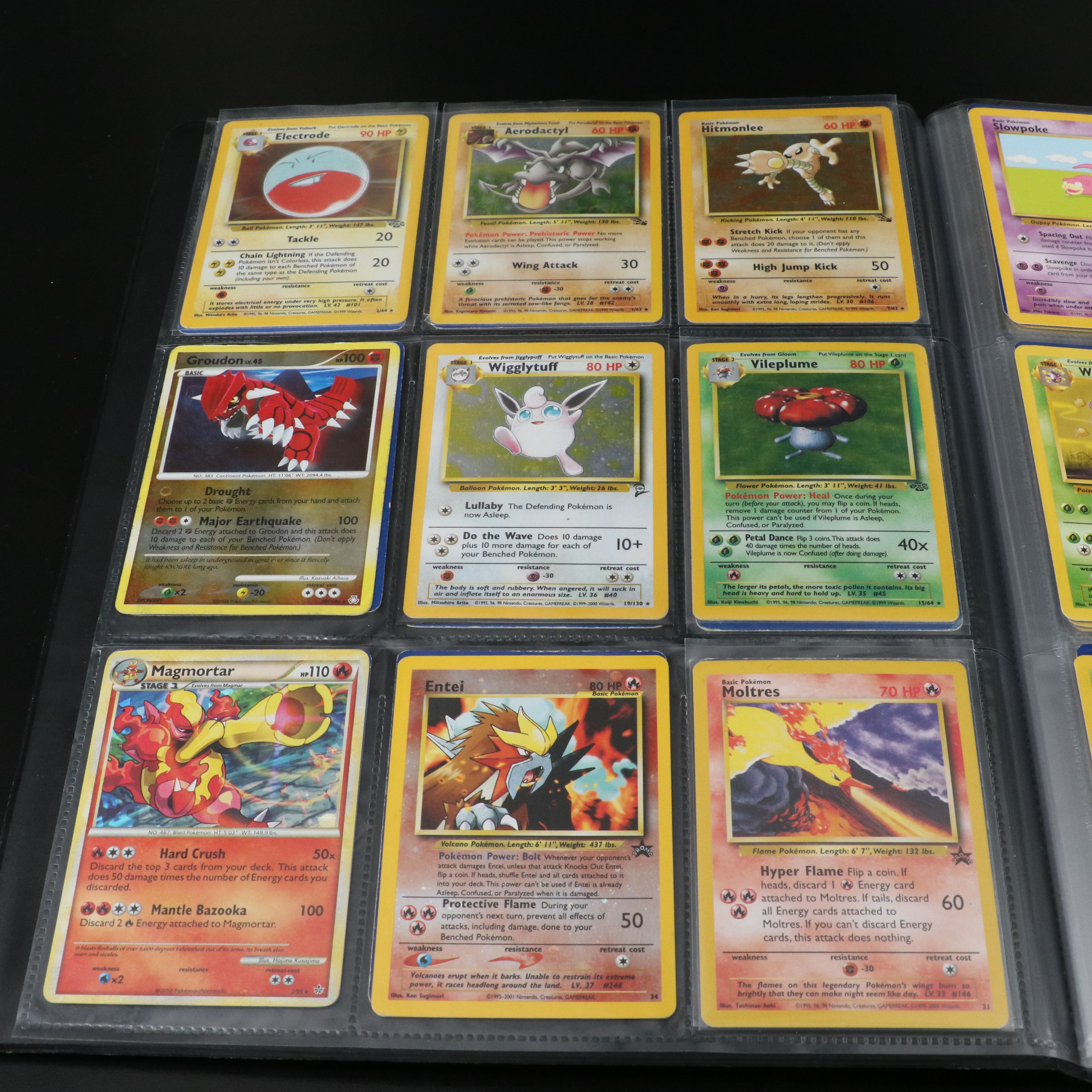 Over 660 Pokemon Trading Cards in Two Binders