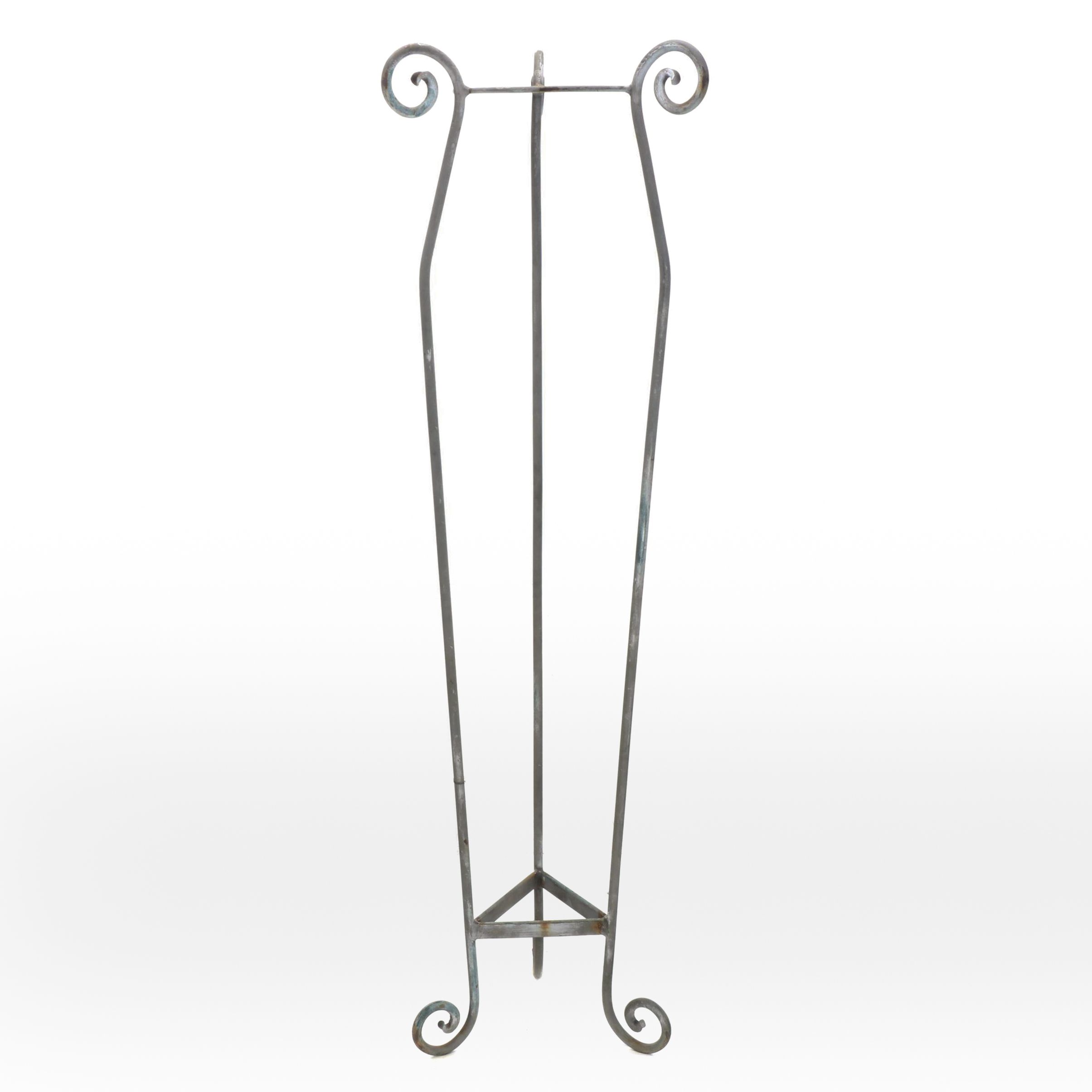 5' Wrought Metal Plant Stand