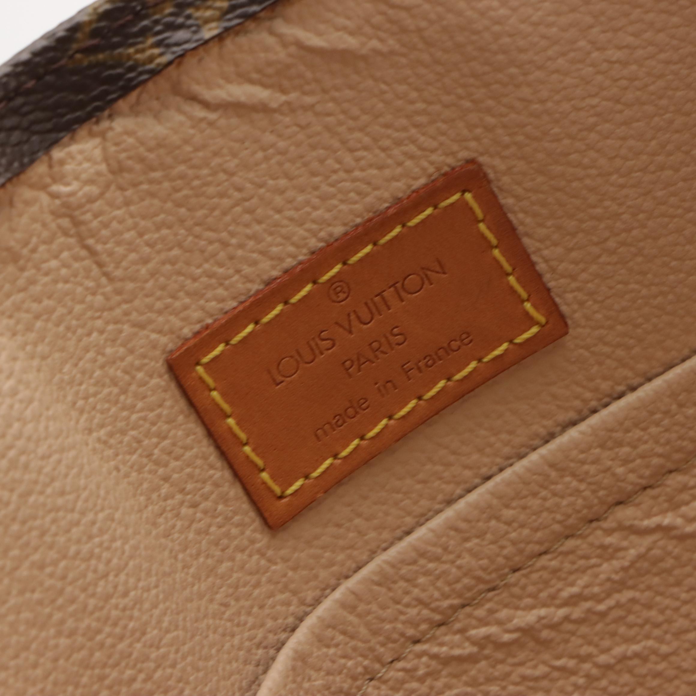 Louis Vuitton Sac Plat Tote in Monogram Canvas and Leather Trim