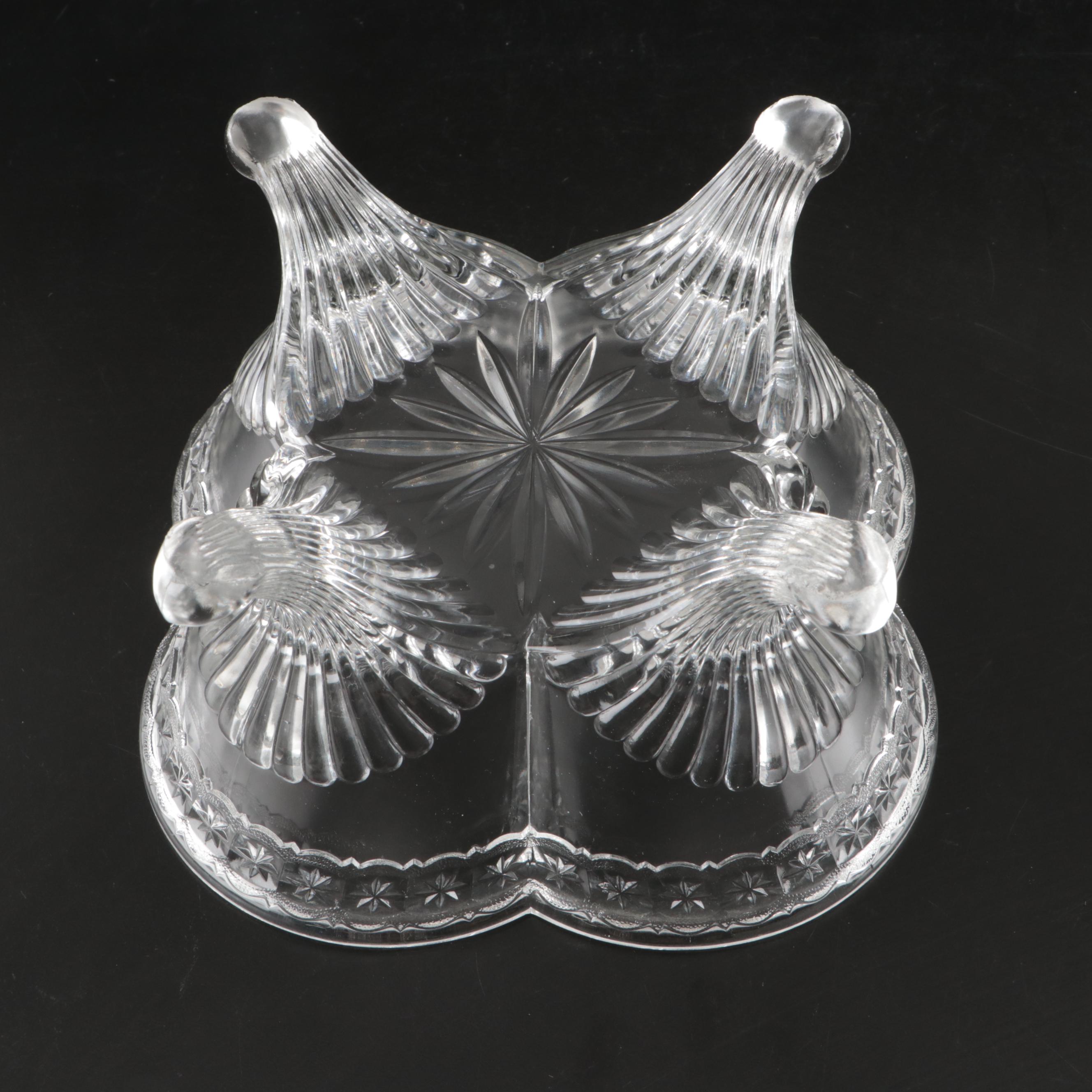 Adams & Co. Good Luck Platter with EAPG and Other Tableware