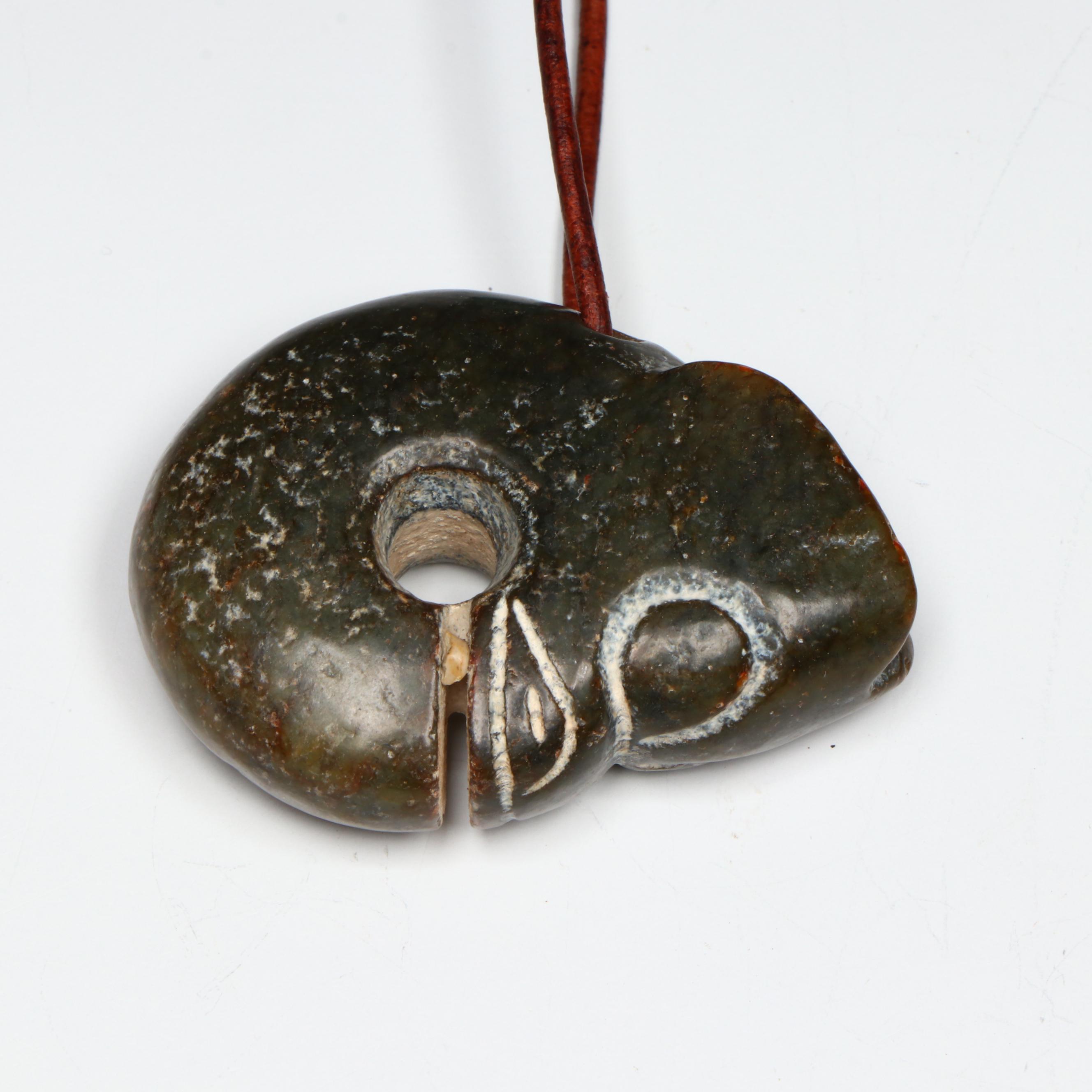 Antique/Vintage Chinese Carved Hardstone and Turquoise Pendants