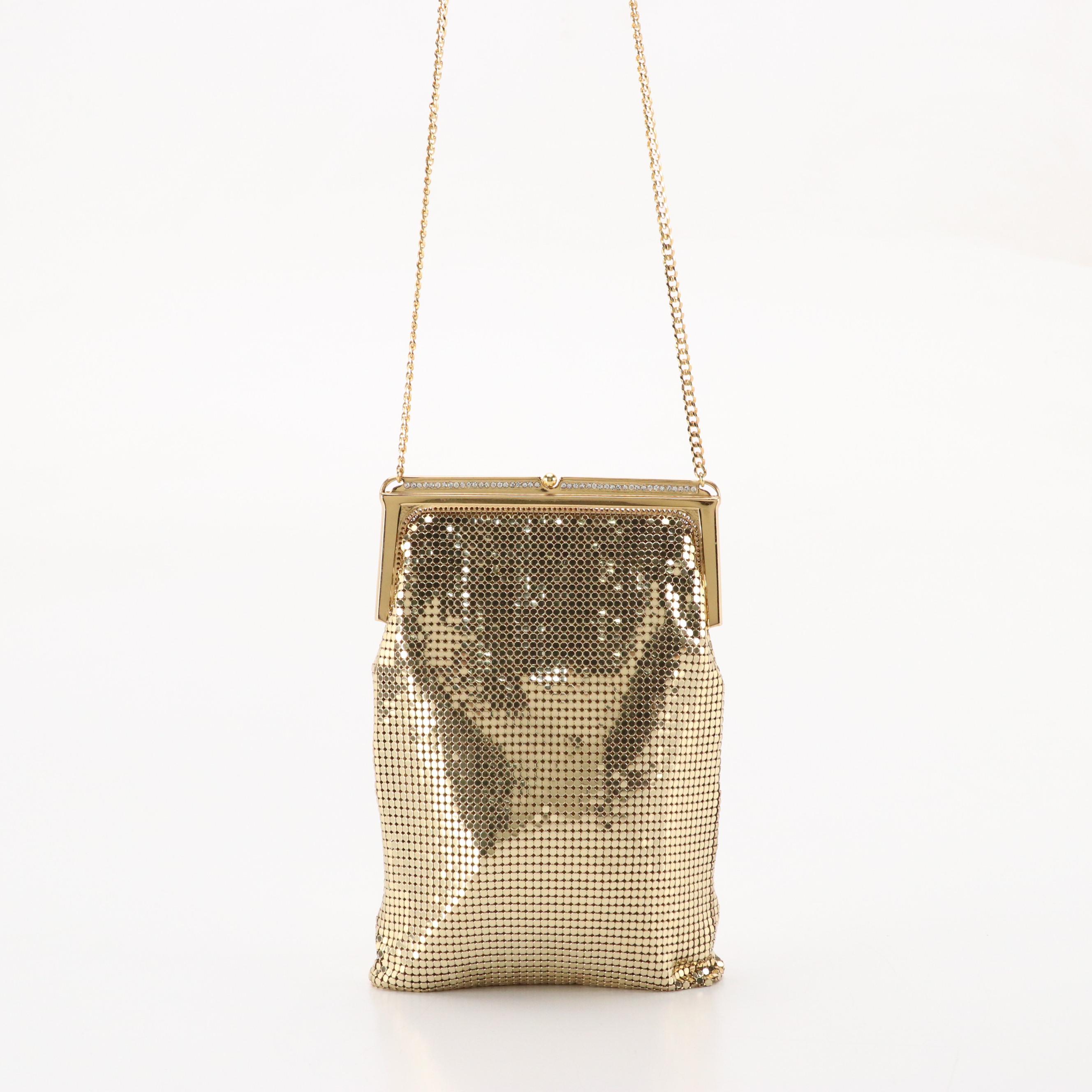 Whiting & Davis Rhinestone Metal Mesh Evening Bag with La Regale and Other Bags