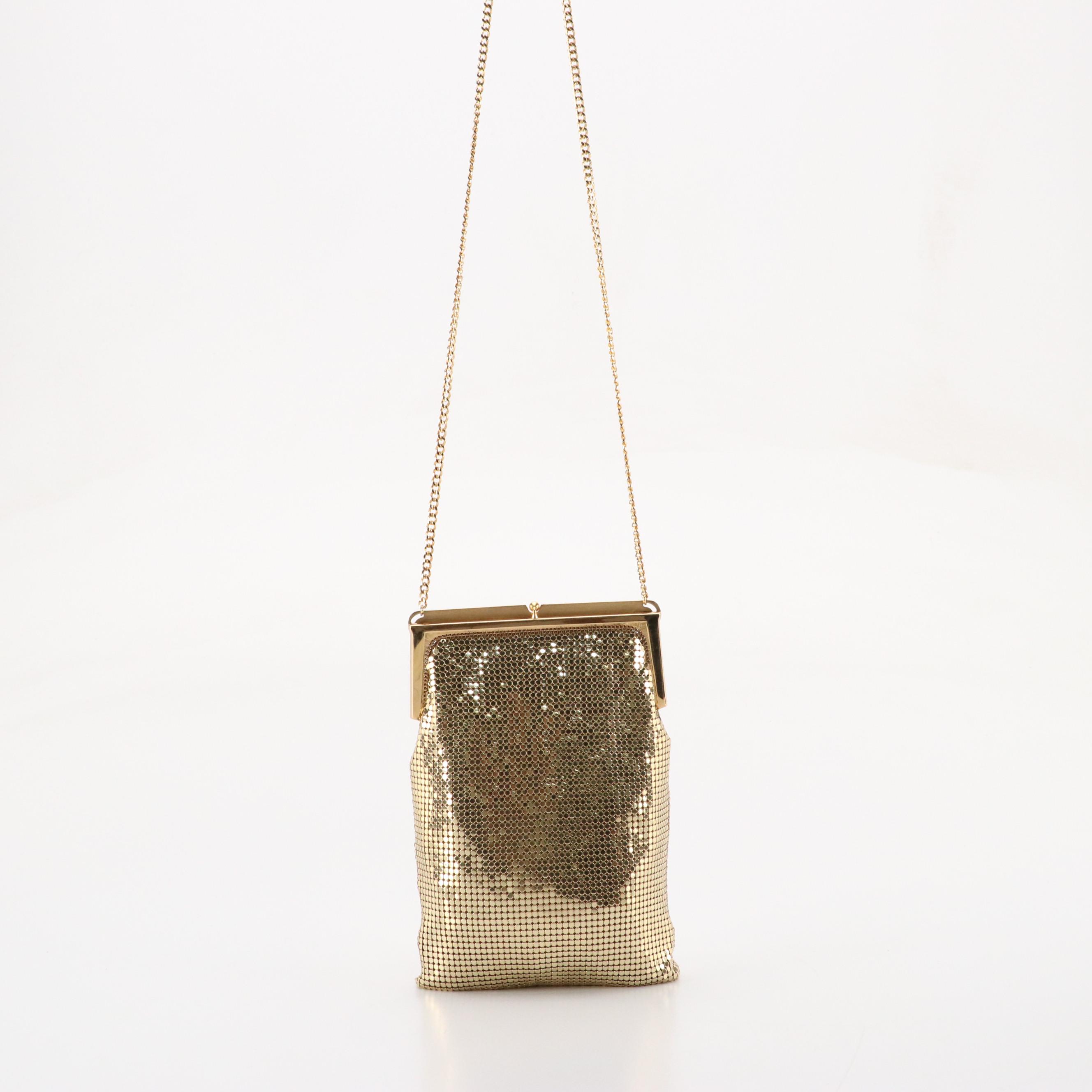 Whiting & Davis Rhinestone Metal Mesh Evening Bag with La Regale and Other Bags