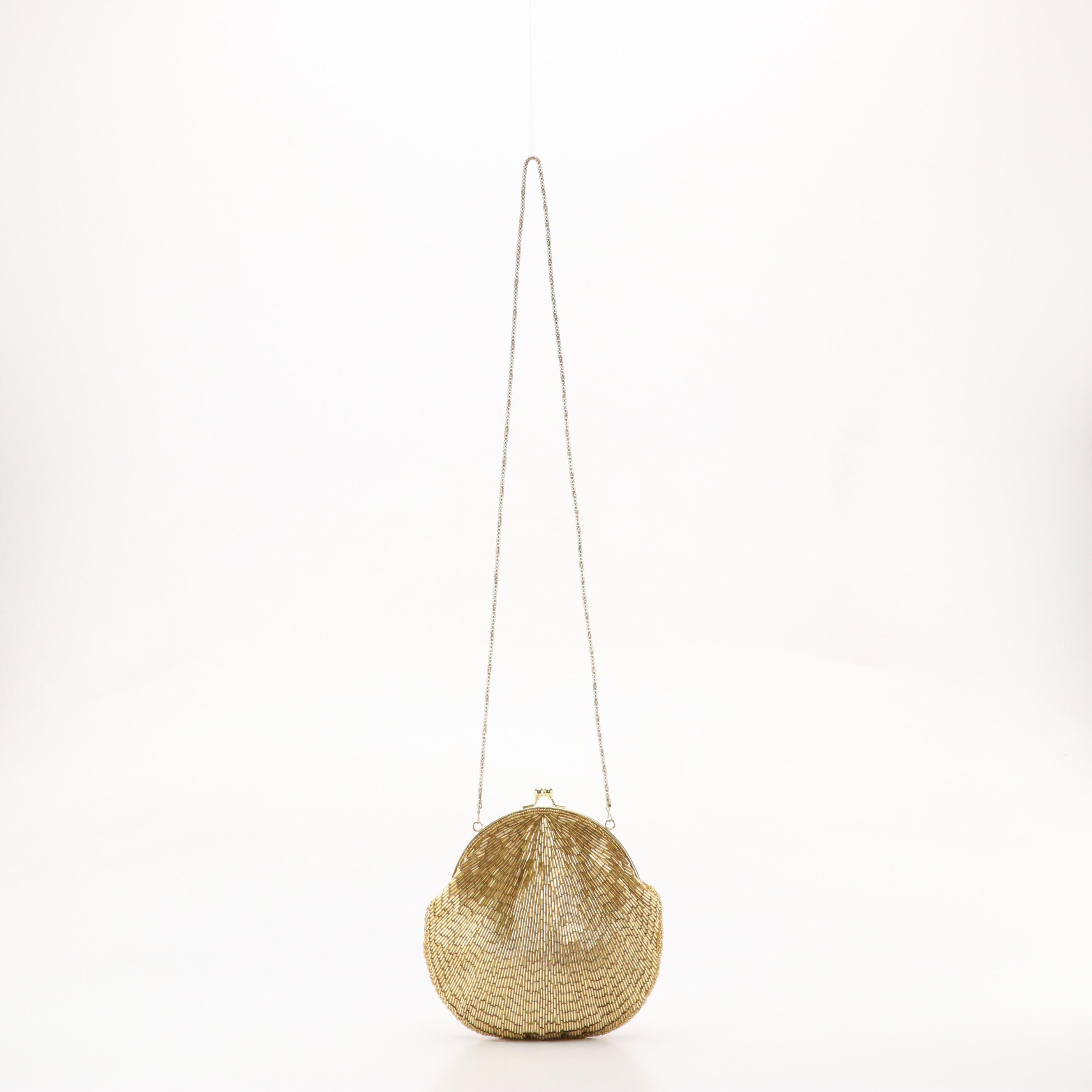 Whiting & Davis Rhinestone Metal Mesh Evening Bag with La Regale and Other Bags