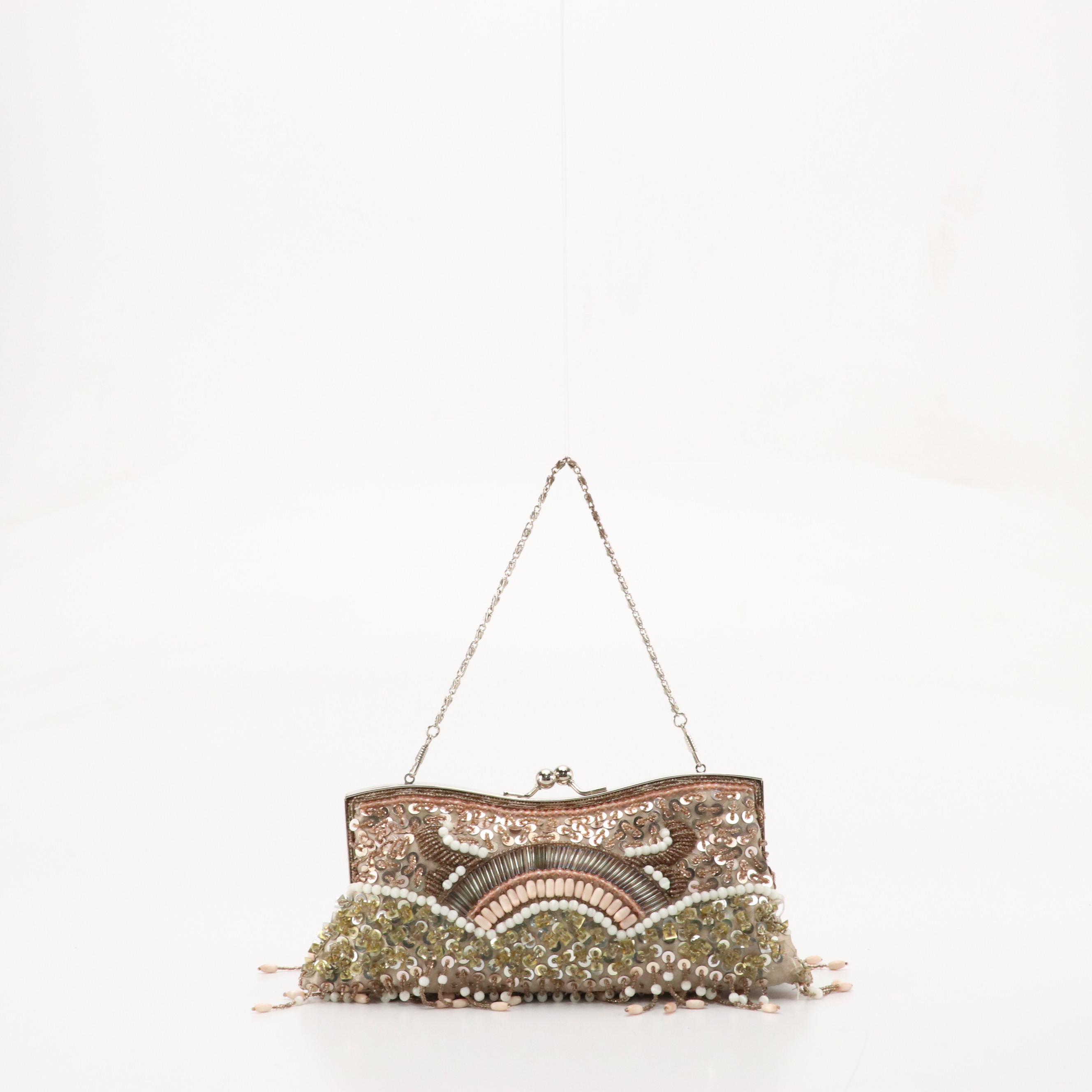 Whiting & Davis Rhinestone Metal Mesh Evening Bag with La Regale and Other Bags