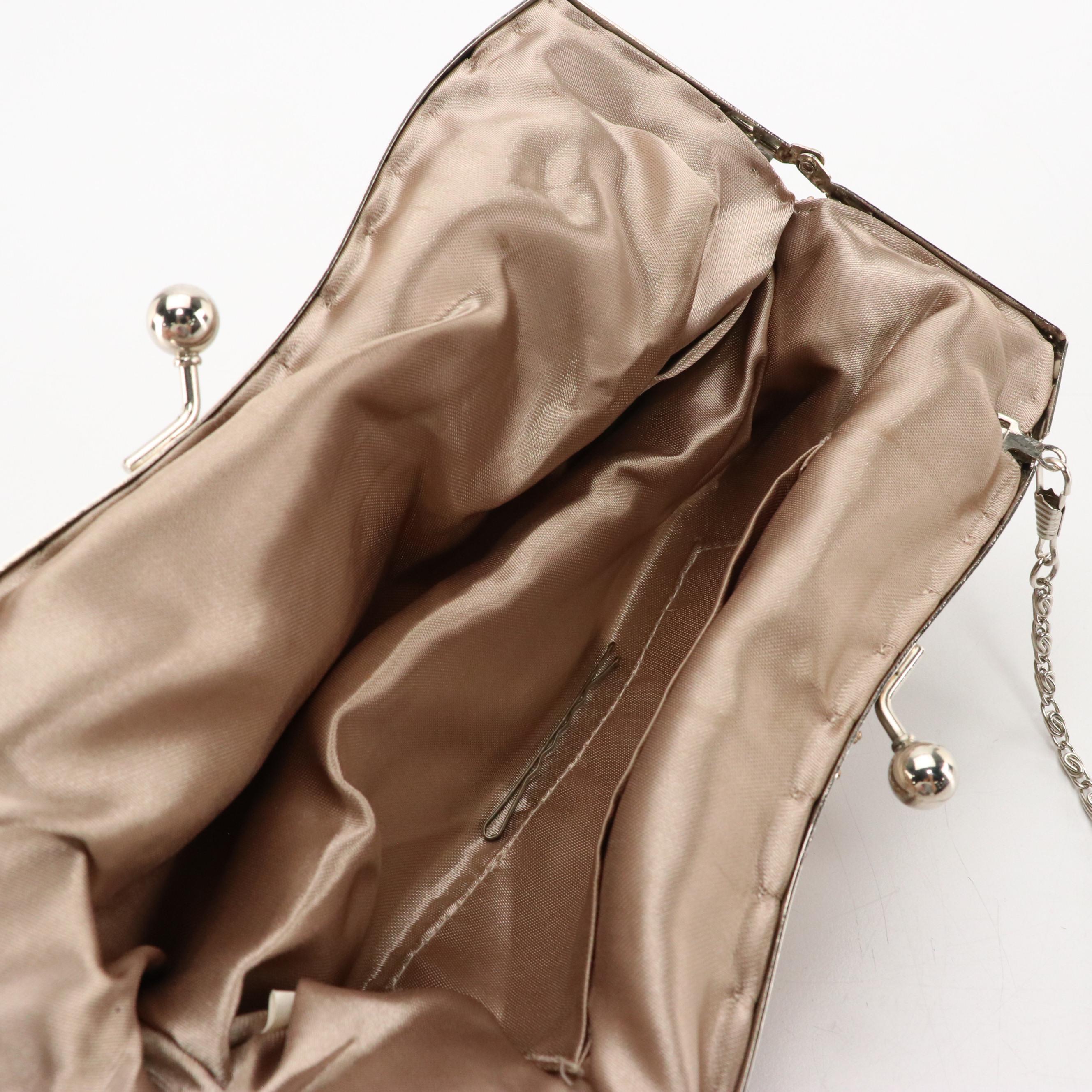 Whiting & Davis Rhinestone Metal Mesh Evening Bag with La Regale and Other Bags