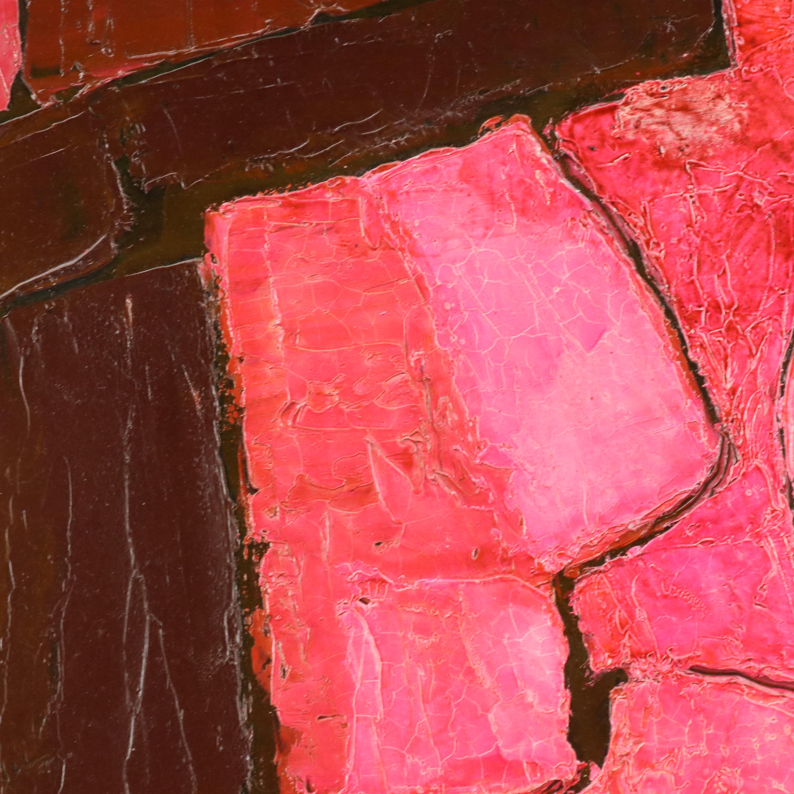 Sidney Horne Shepherd Modernist Oil Painting of Embracing Couple, Mid-20th C.