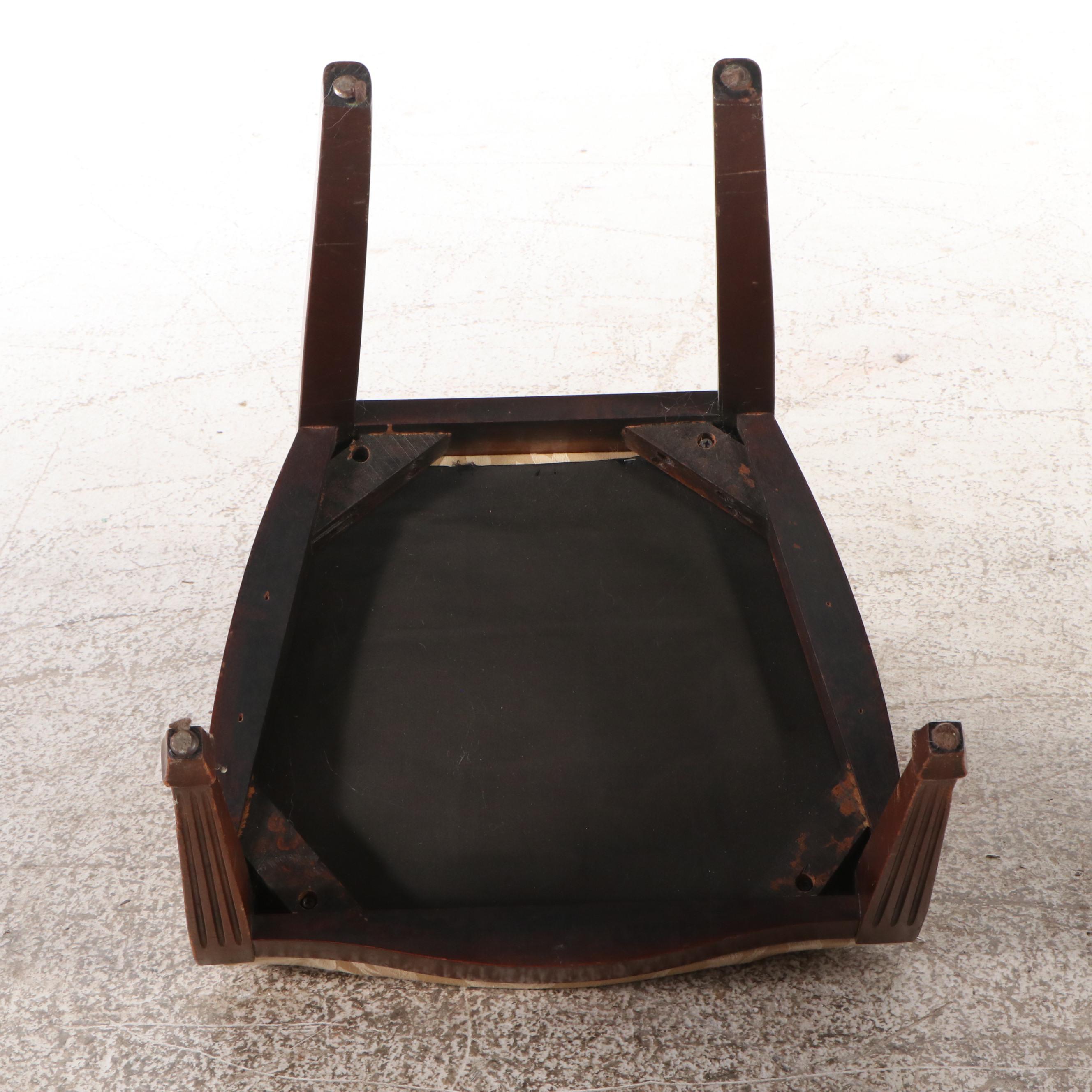 Pair of Sheraton Style Mahogany Side Chairs