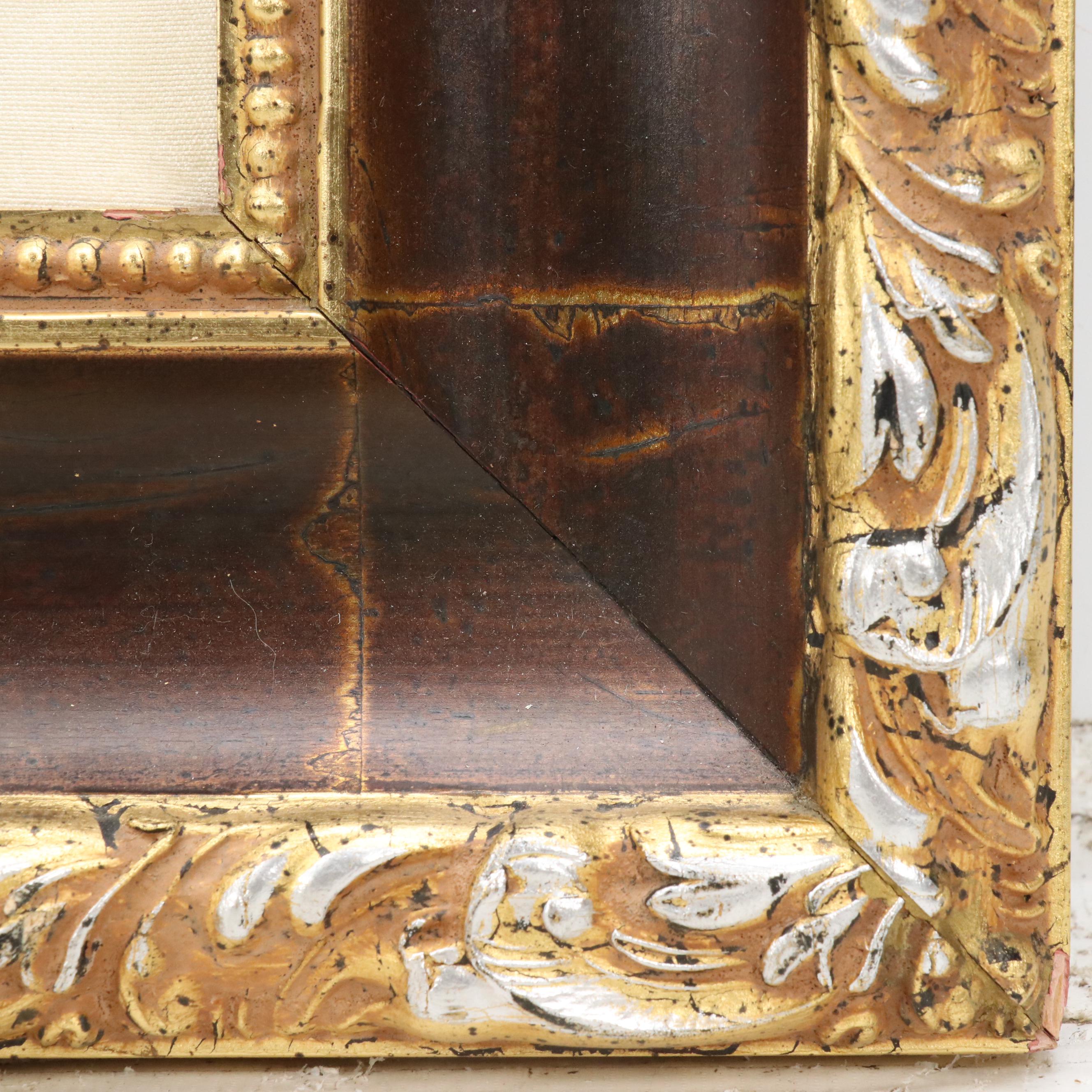 Claudio Simonetti Oil Painting of Venetian Canal with Gondolas