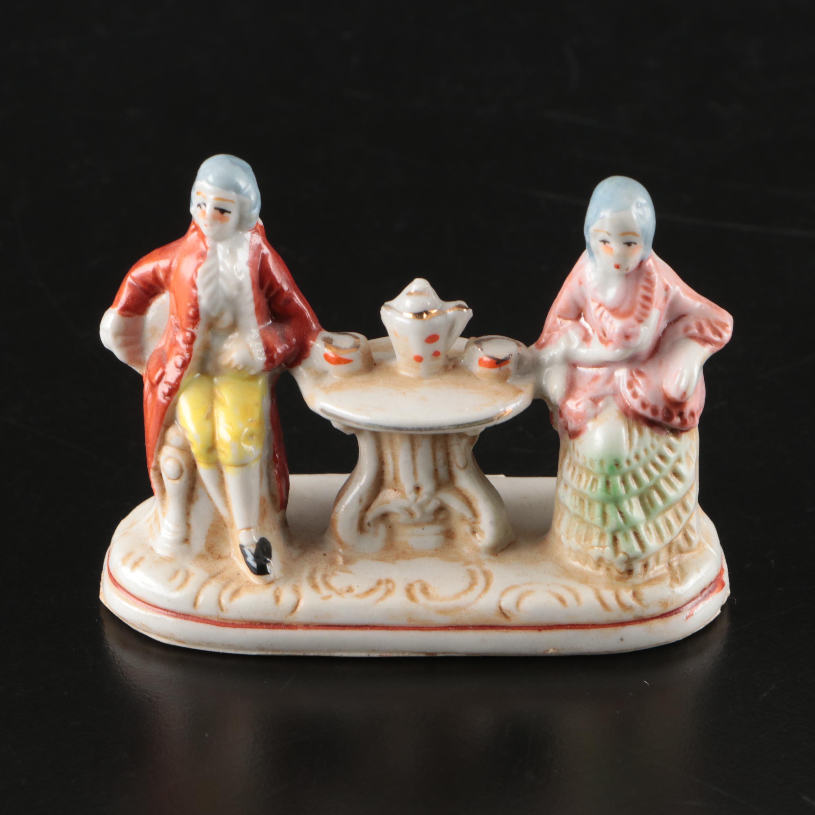 Waterford with Other Ring Holder, Bud Vase, Porcelain Figurines and Plate