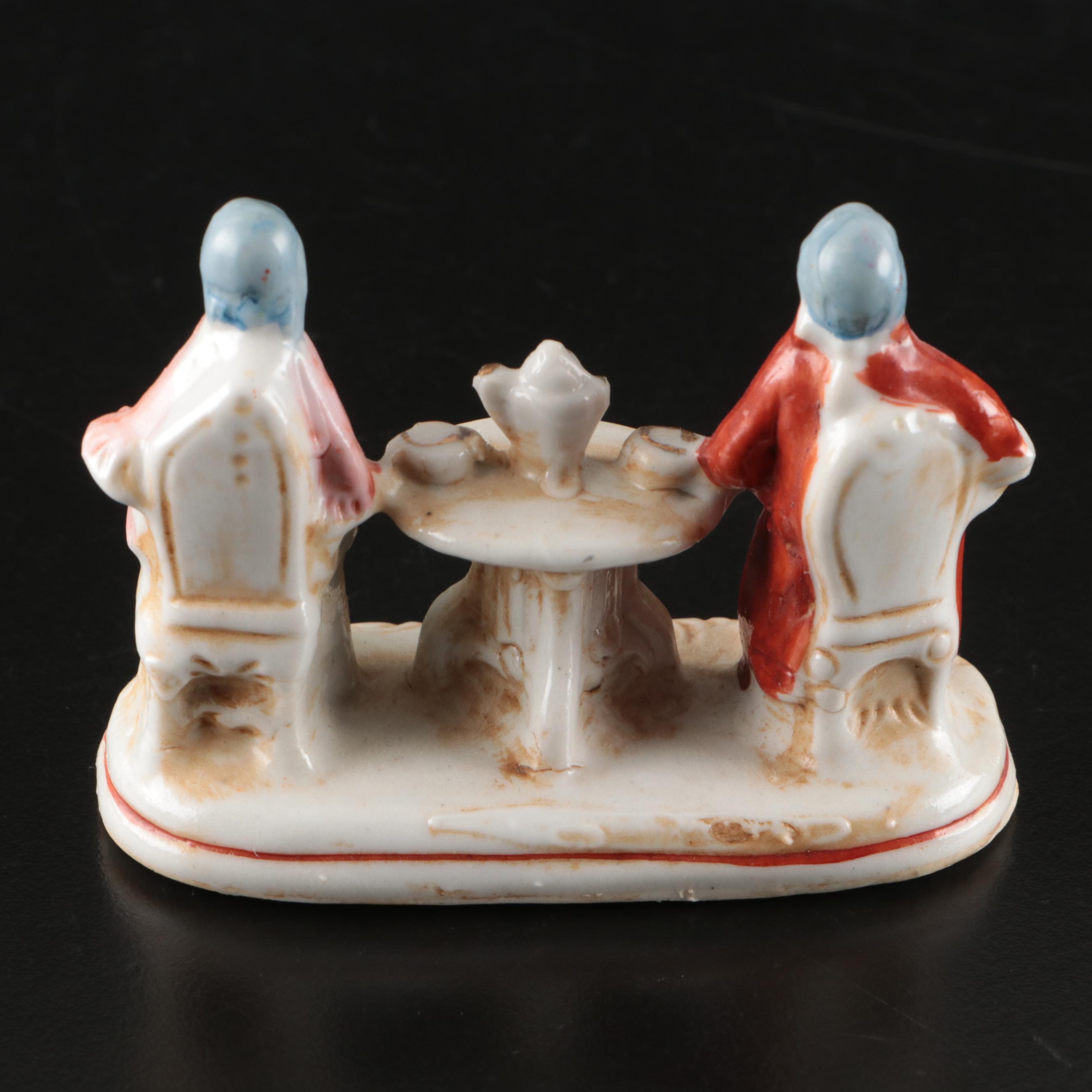 Waterford with Other Ring Holder, Bud Vase, Porcelain Figurines and Plate