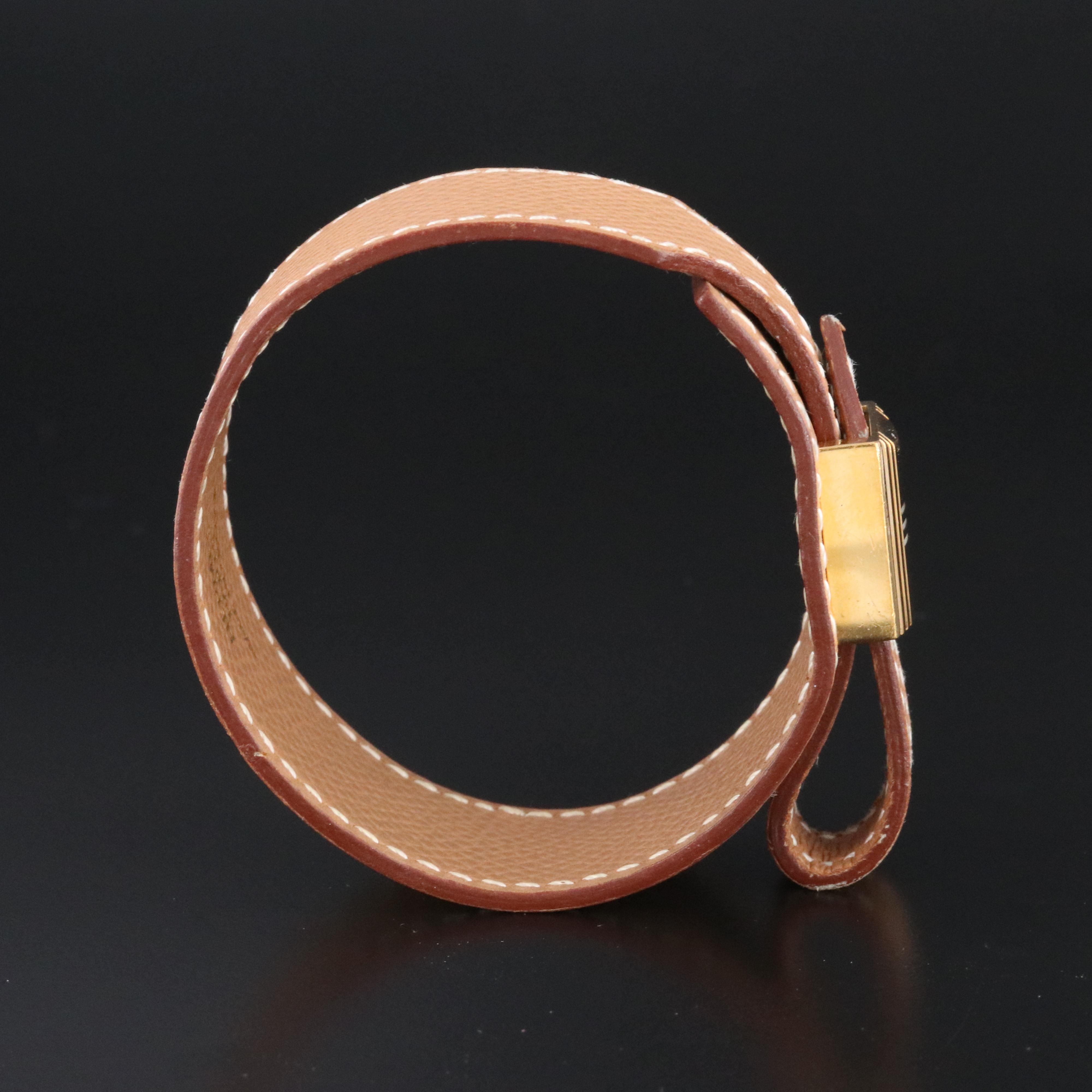 Hermès Artemis Leather Bracelet