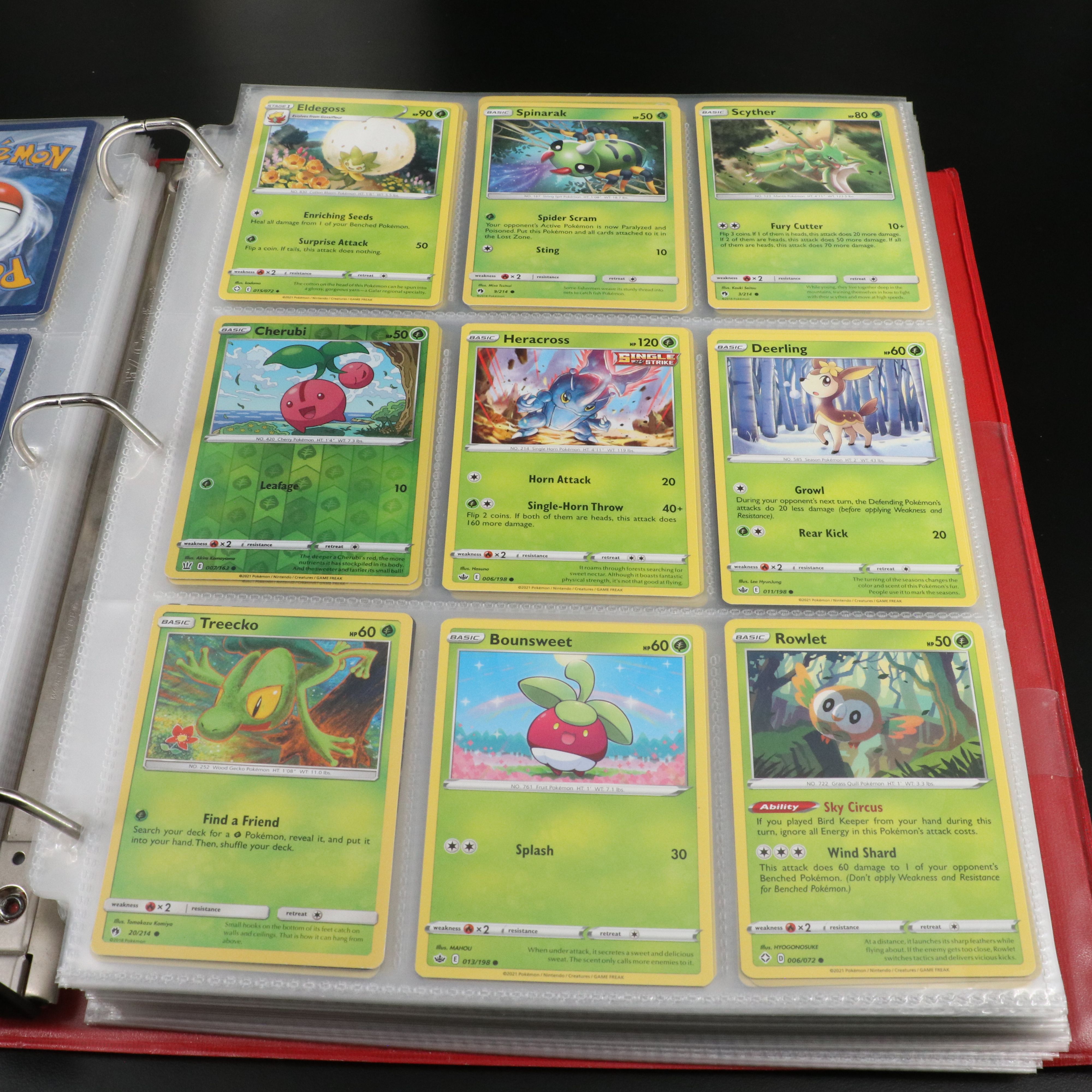 Over 1,000 Pokemon Trading Cards