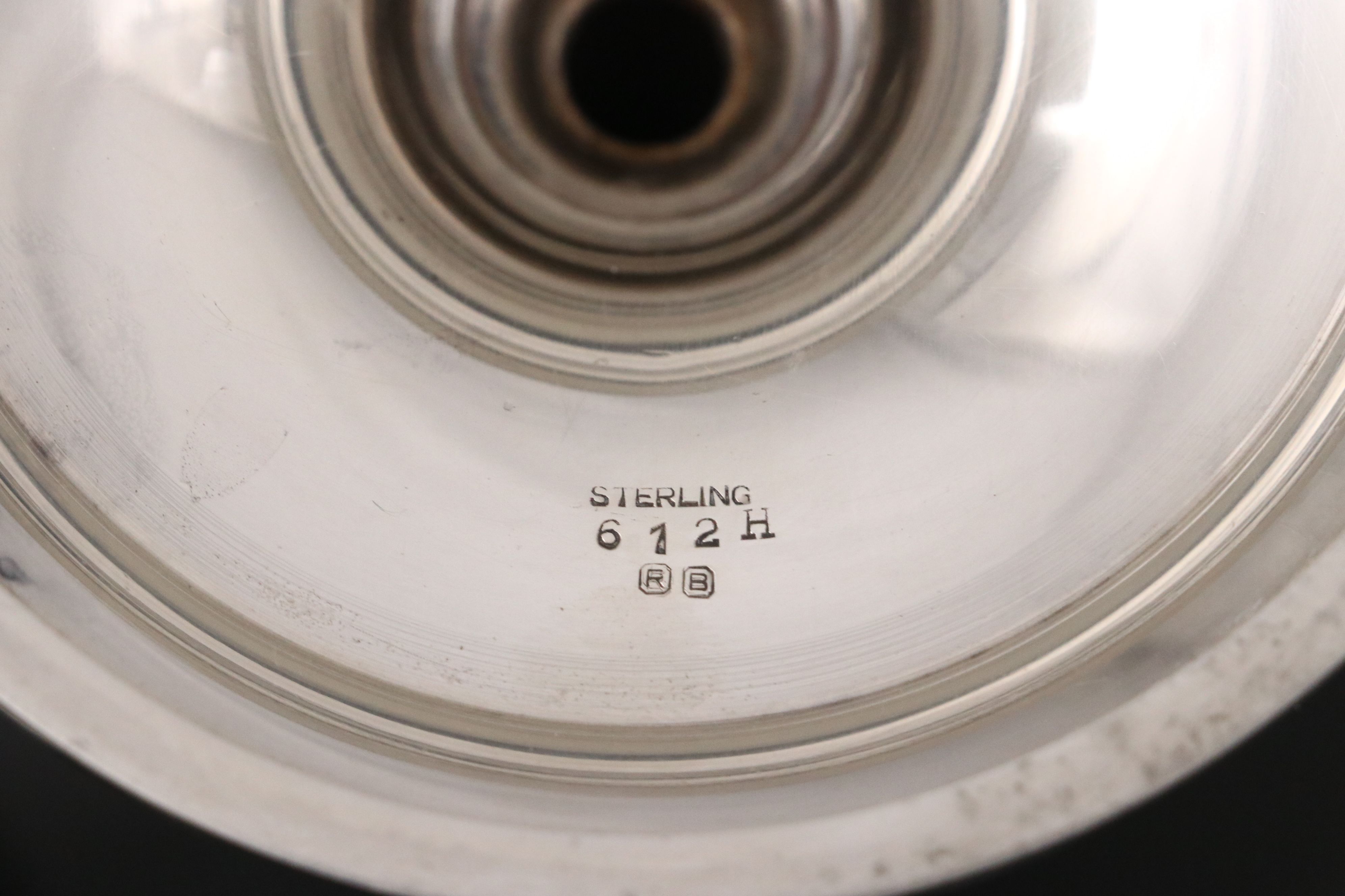 Sterling Silver Three Light Candelabra