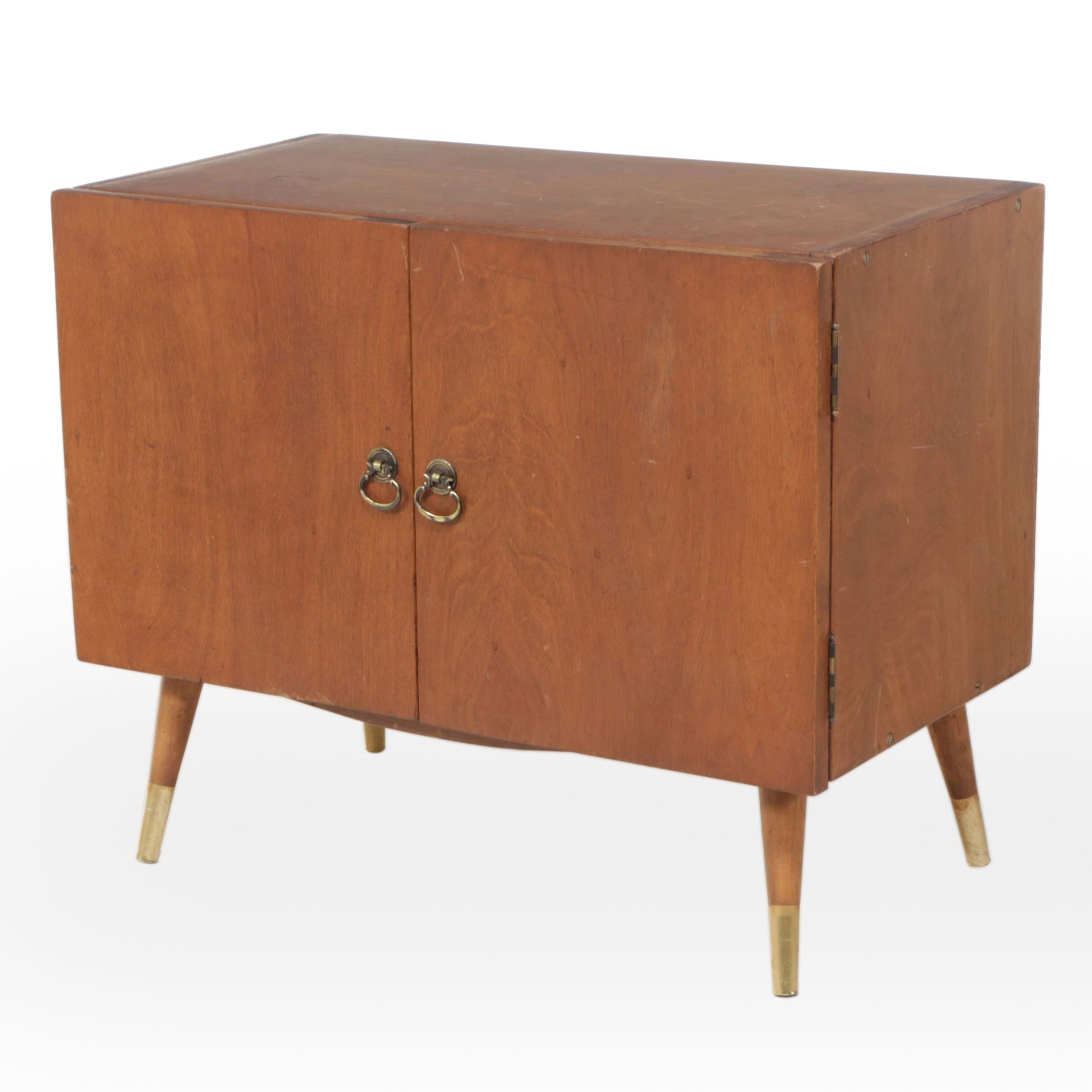 Mid Century Modern Walnut Cabinet