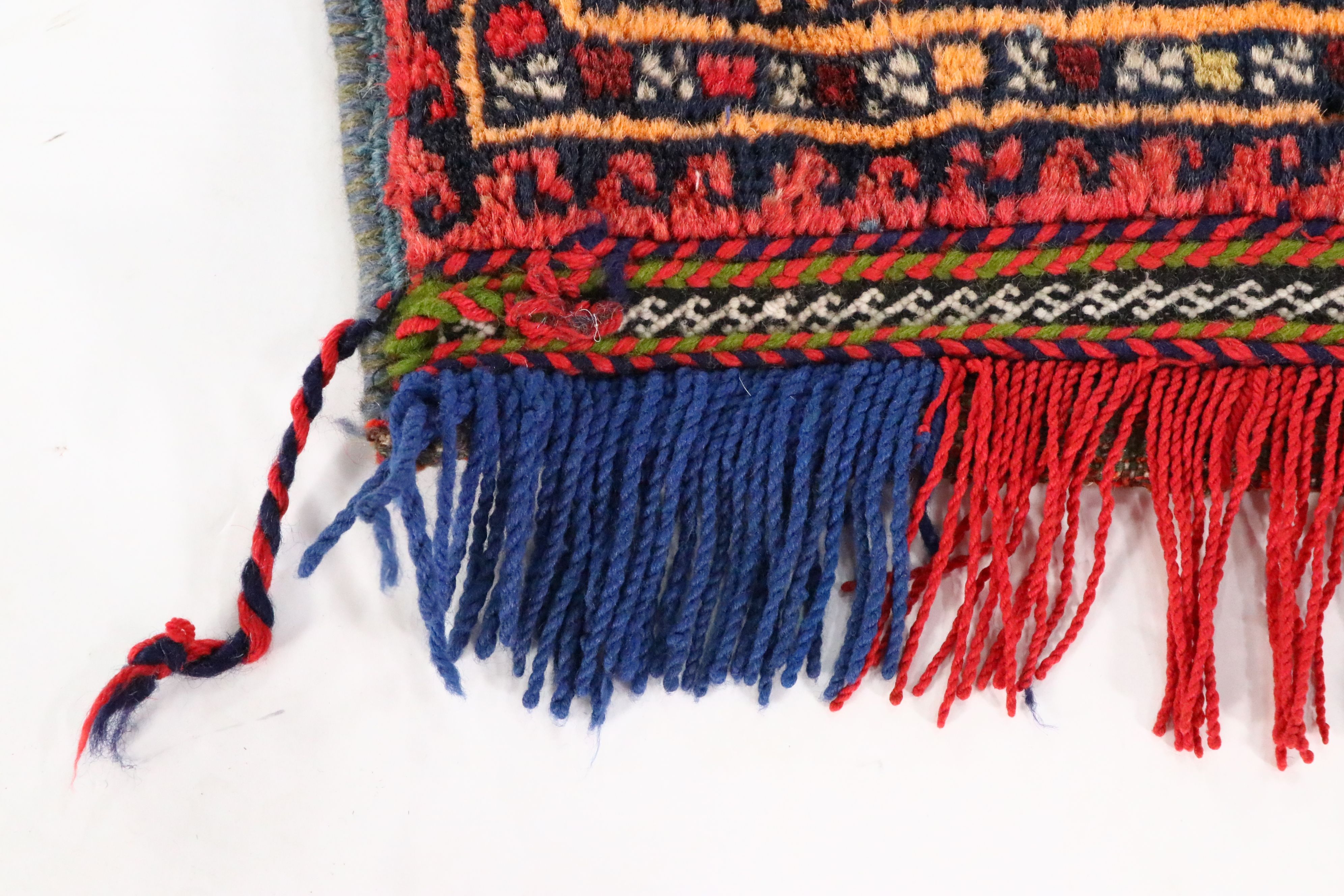Hand-Knotted Afghan Baluch Balisht Bag Pillow Cover