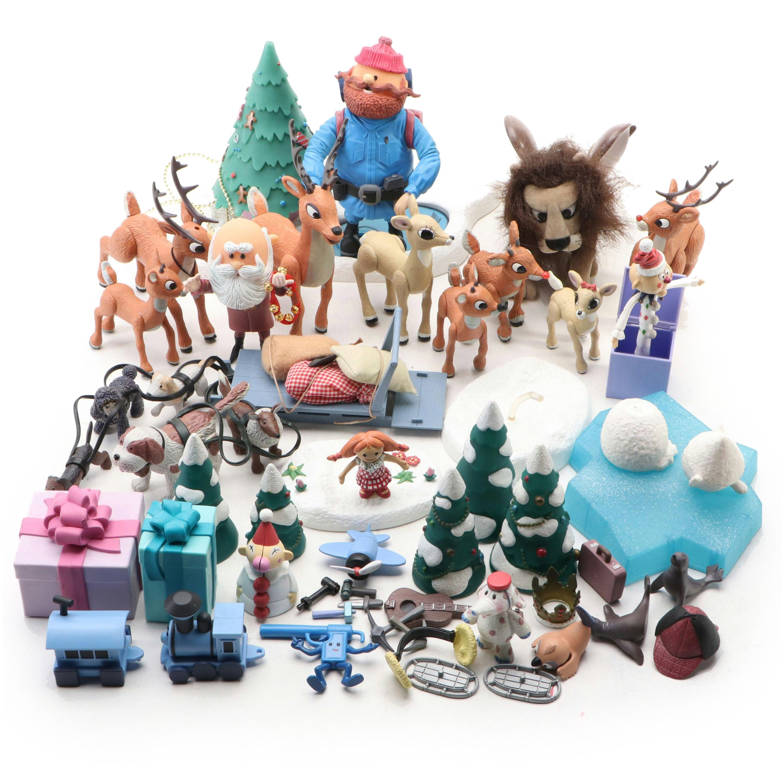 "Rudolph the Red Nose Reindeer" and Other Toys and Figurines