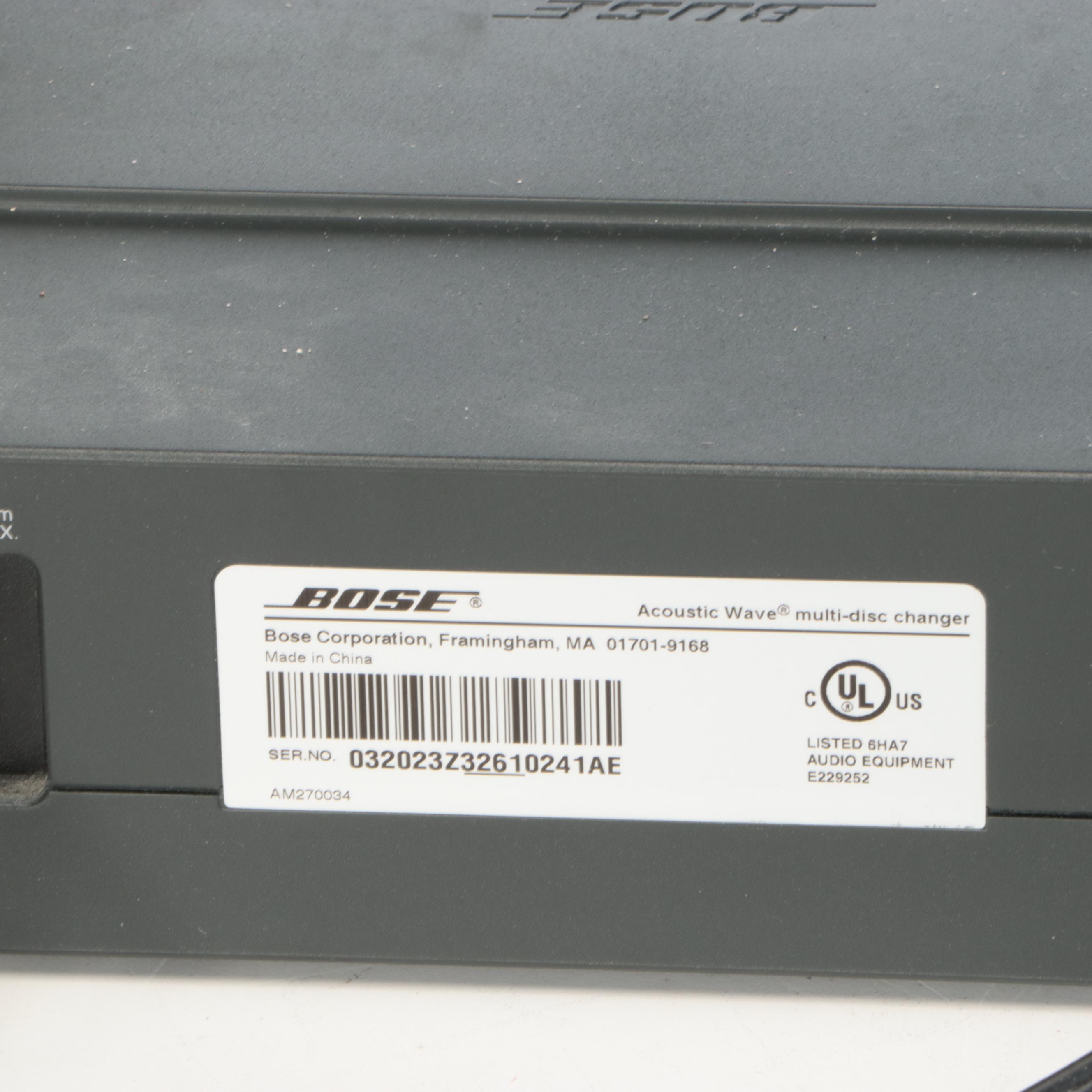 Bose Acoustic Wave Music System with Multi-Disc Changer