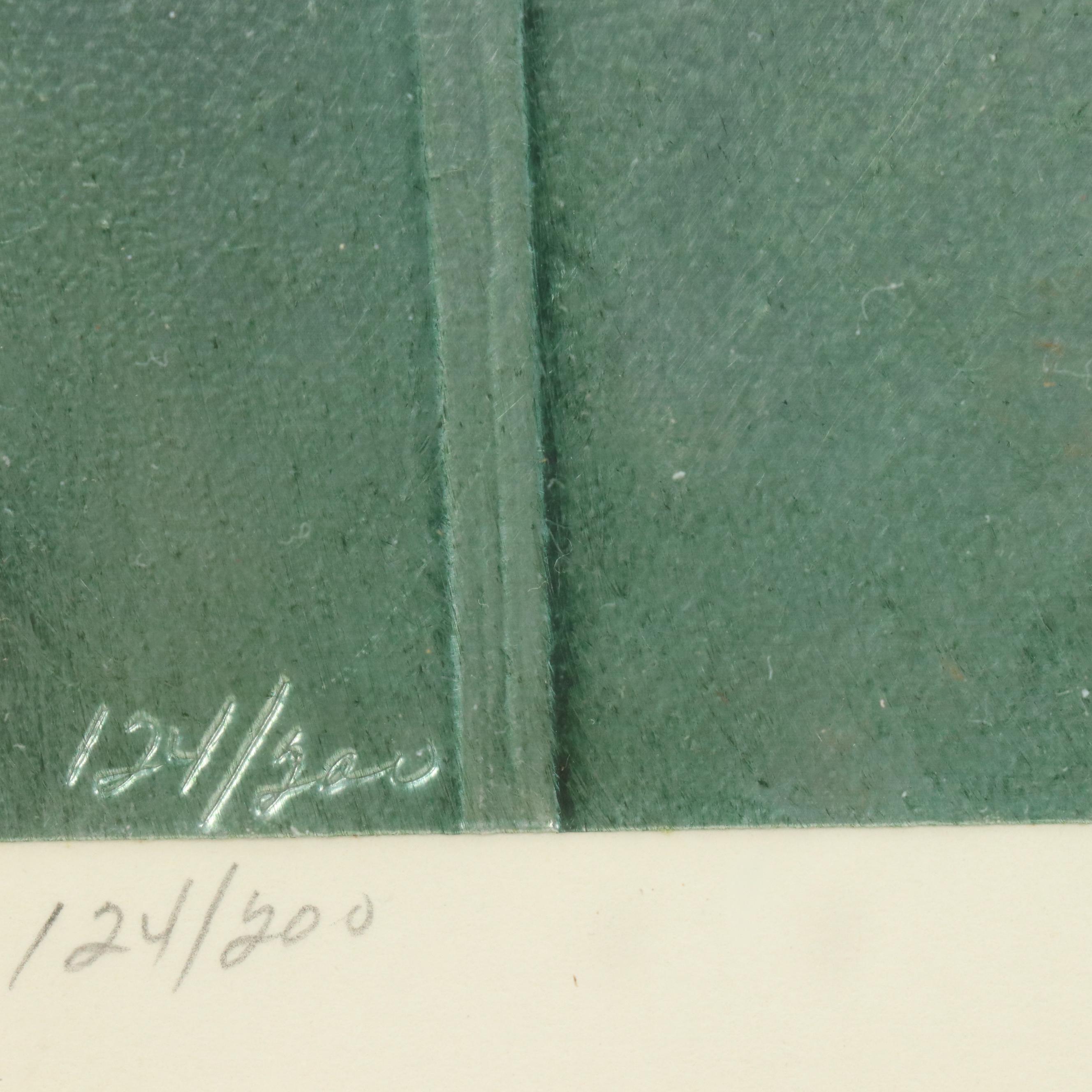 David Chris Embossing "Winter Wheat I," 1983