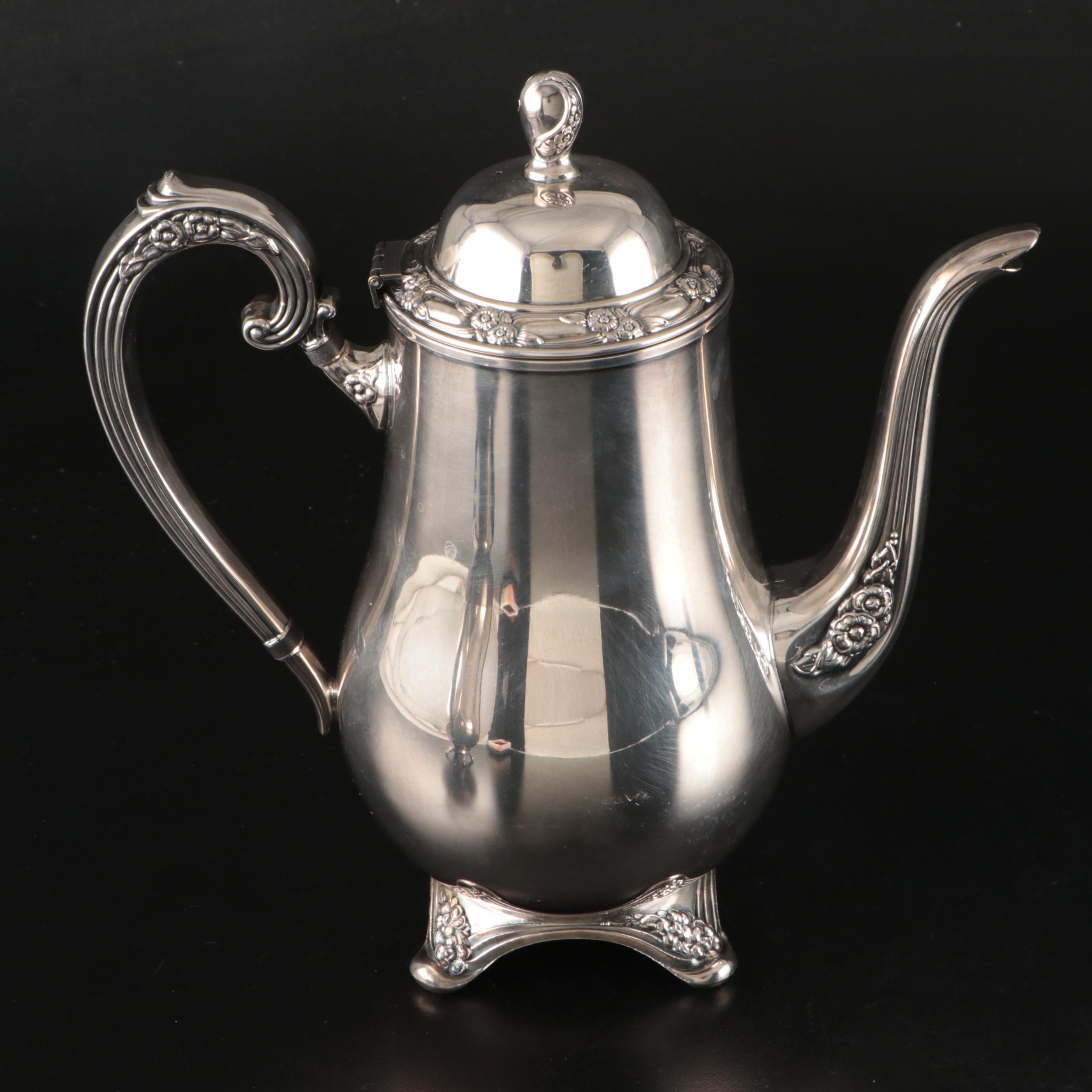 Oneida "Park Lane" Silver Plate Serving Set with Tray, 20th Century