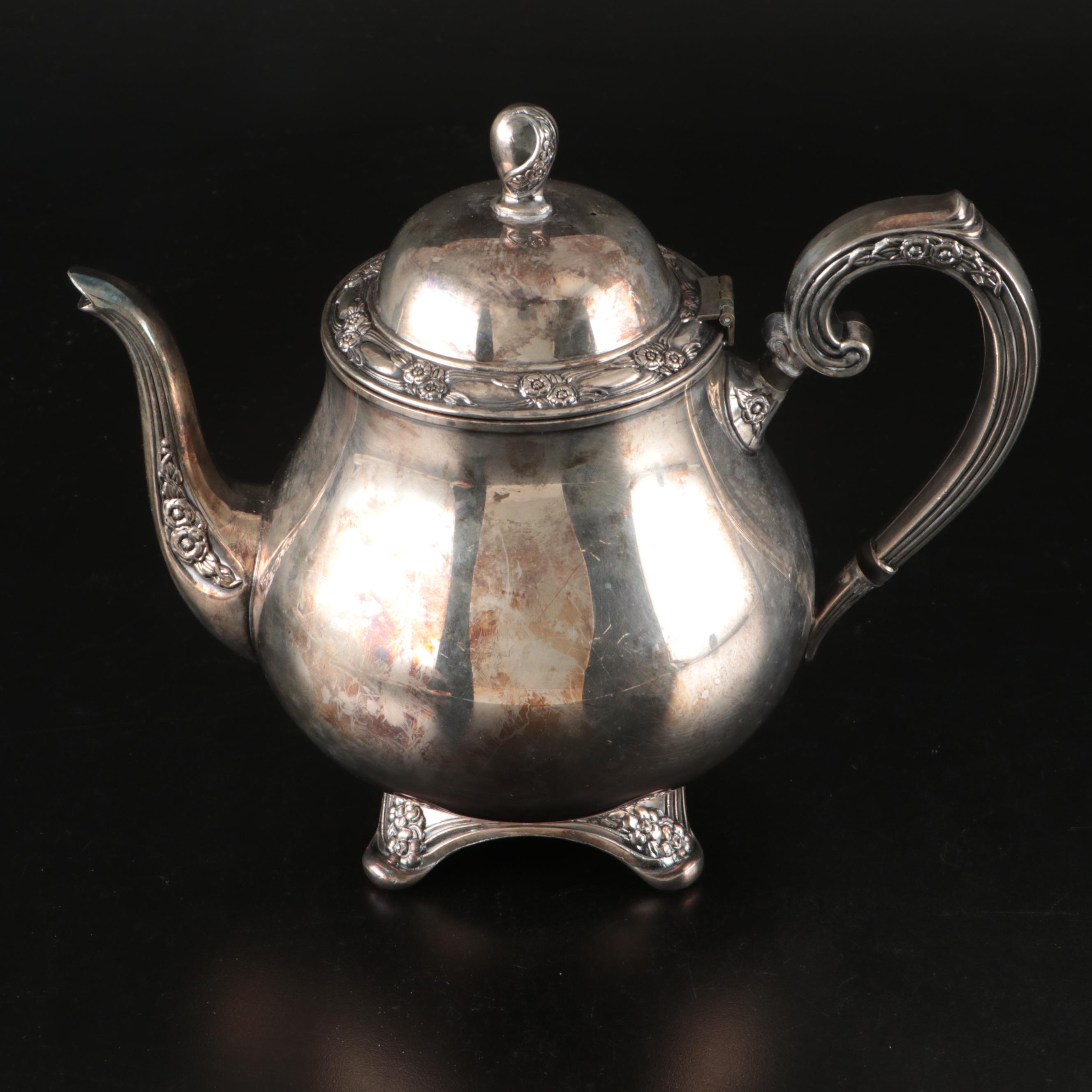 Oneida "Park Lane" Silver Plate Serving Set with Tray, 20th Century