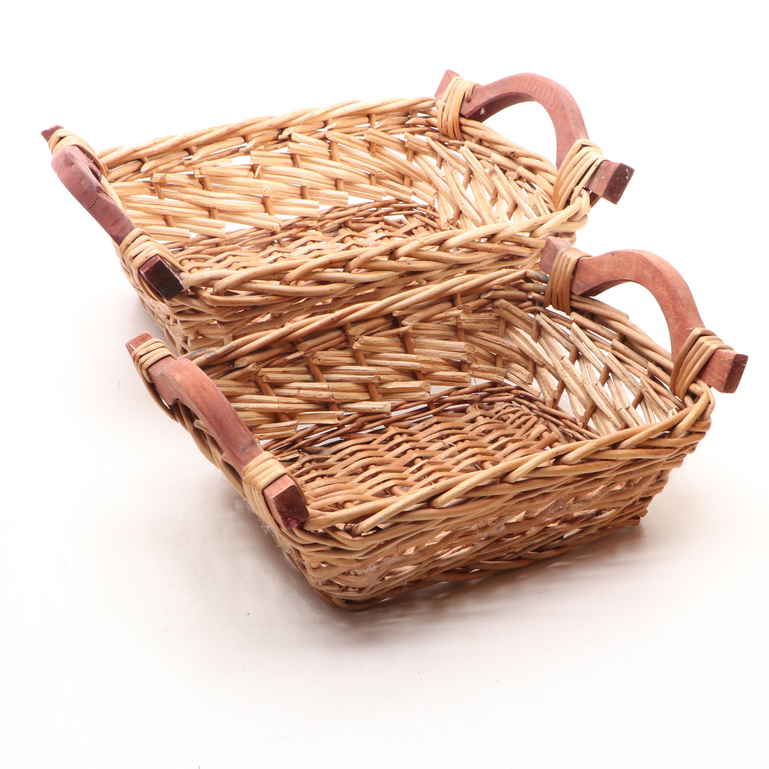 Premier with Other Yarn, Knitting Needles and Baskets