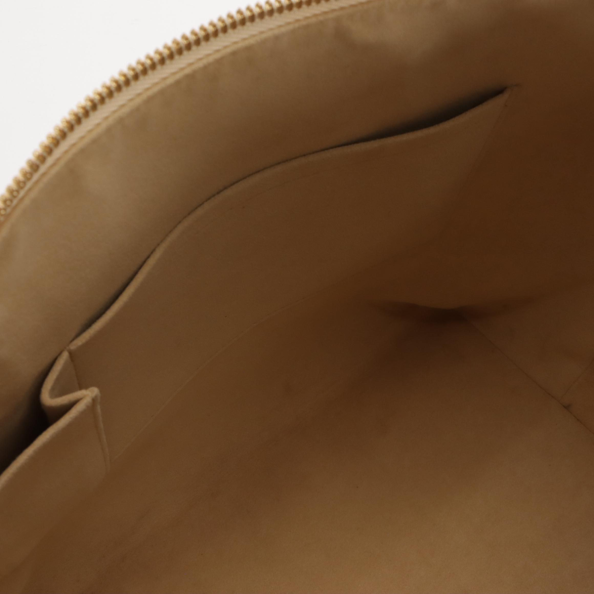 Louis Vuitton Saleya MM in Damier Azur Canvas and Vachetta Leather