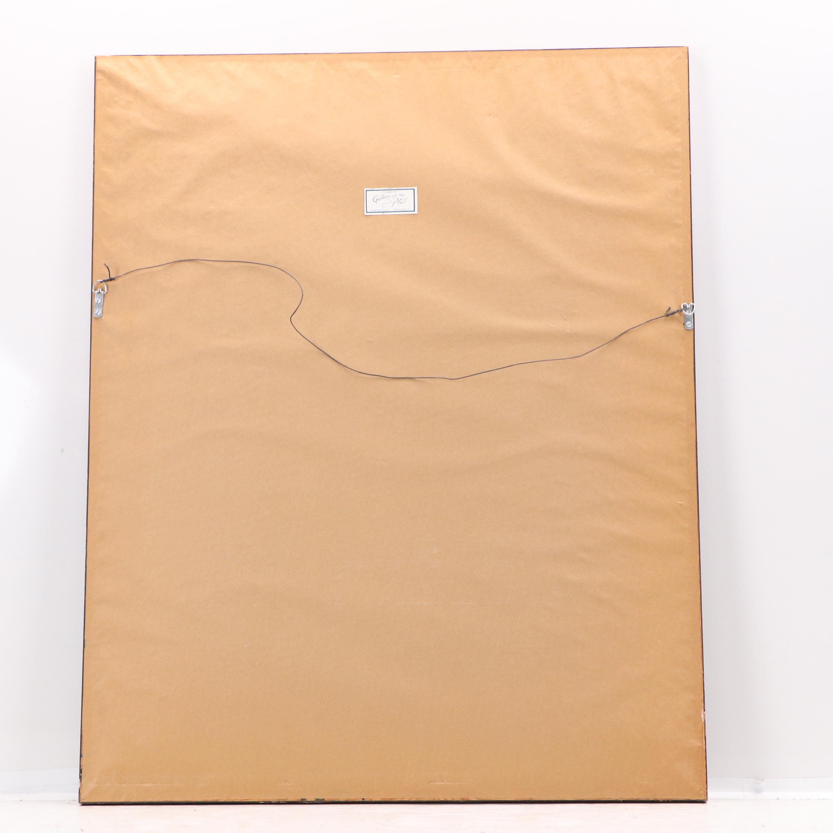 Hand-Colored Engraving After Sir Edwin Landseer "The Pets," 1877